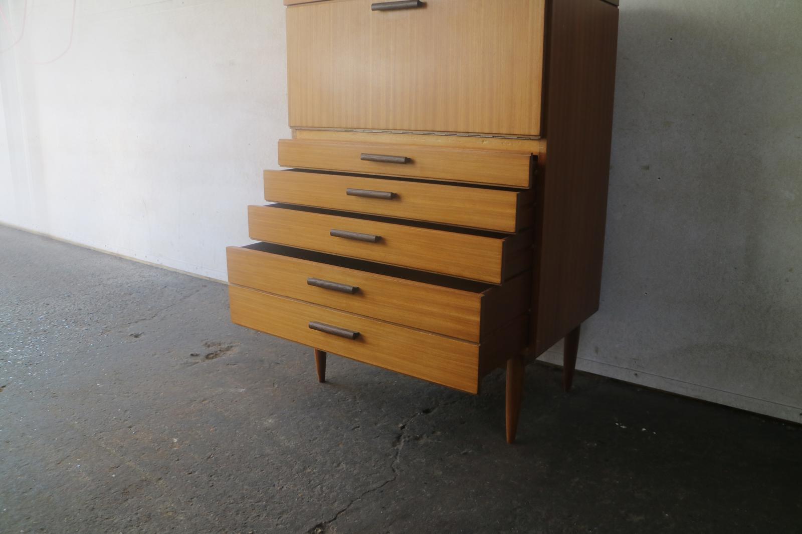 1960s Belgian Mid-Century Modern Bureau For Sale 1