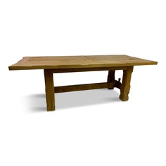 Table de salle à manger brutaliste belge des années 1960