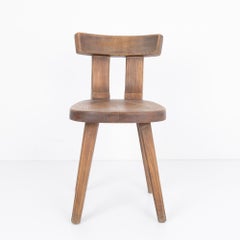 1960s Belgian Oak Chair