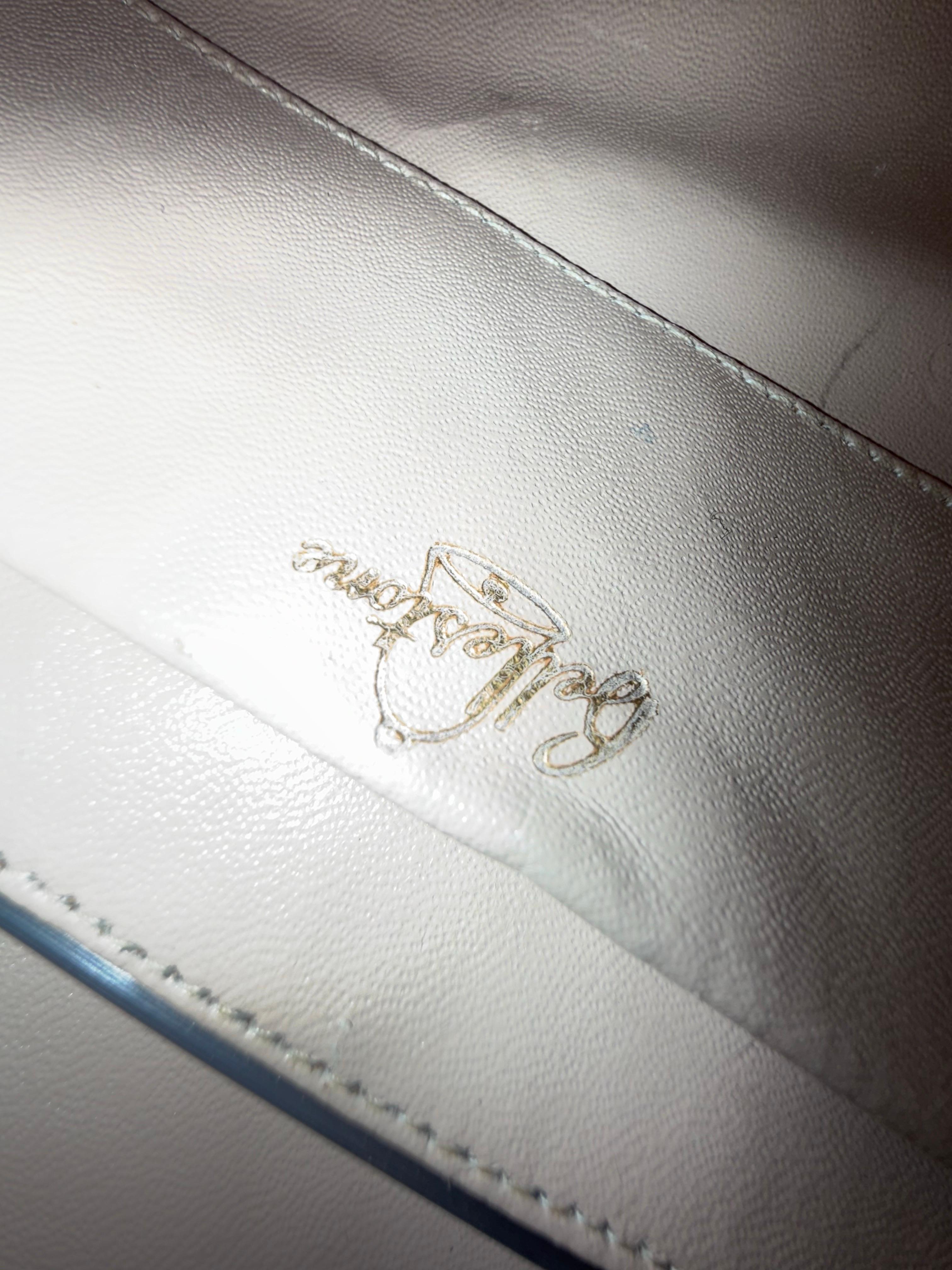 Bellestone 1960, borsa da donna in alligatore nero con manico superiore - immacolata 9