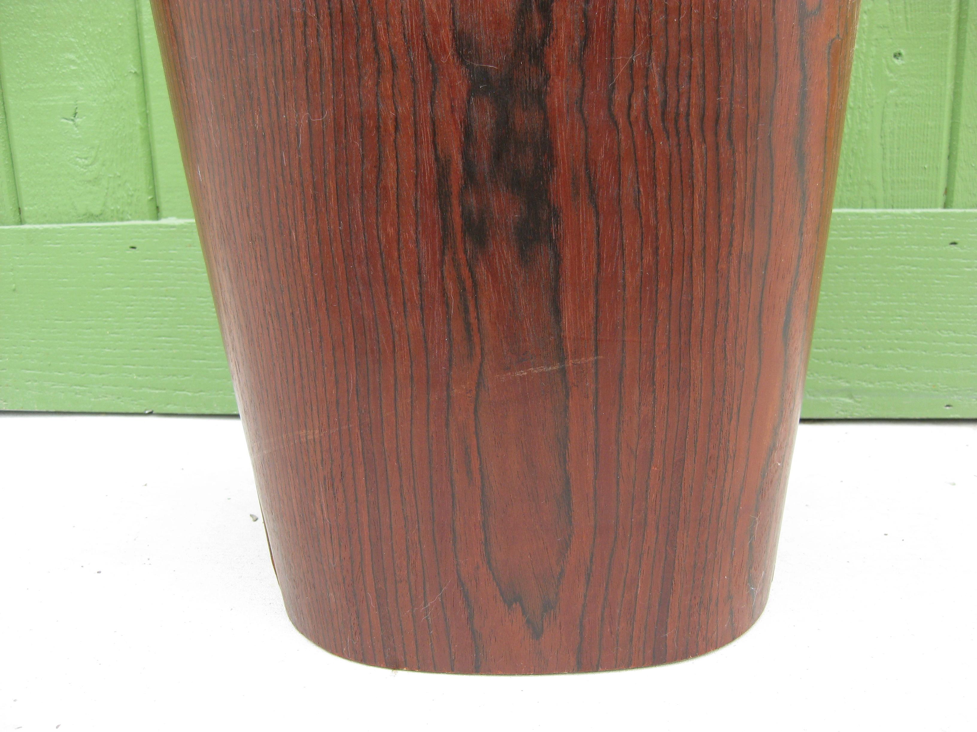 1960's, Beni Mobler Danish Modern Rosewood Waste Basket Trash Can Denmark For Sale 3