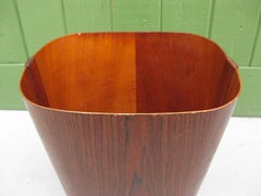 1960's, Beni Mobler Danish Modern Rosewood Waste Basket Trash Can Denmark