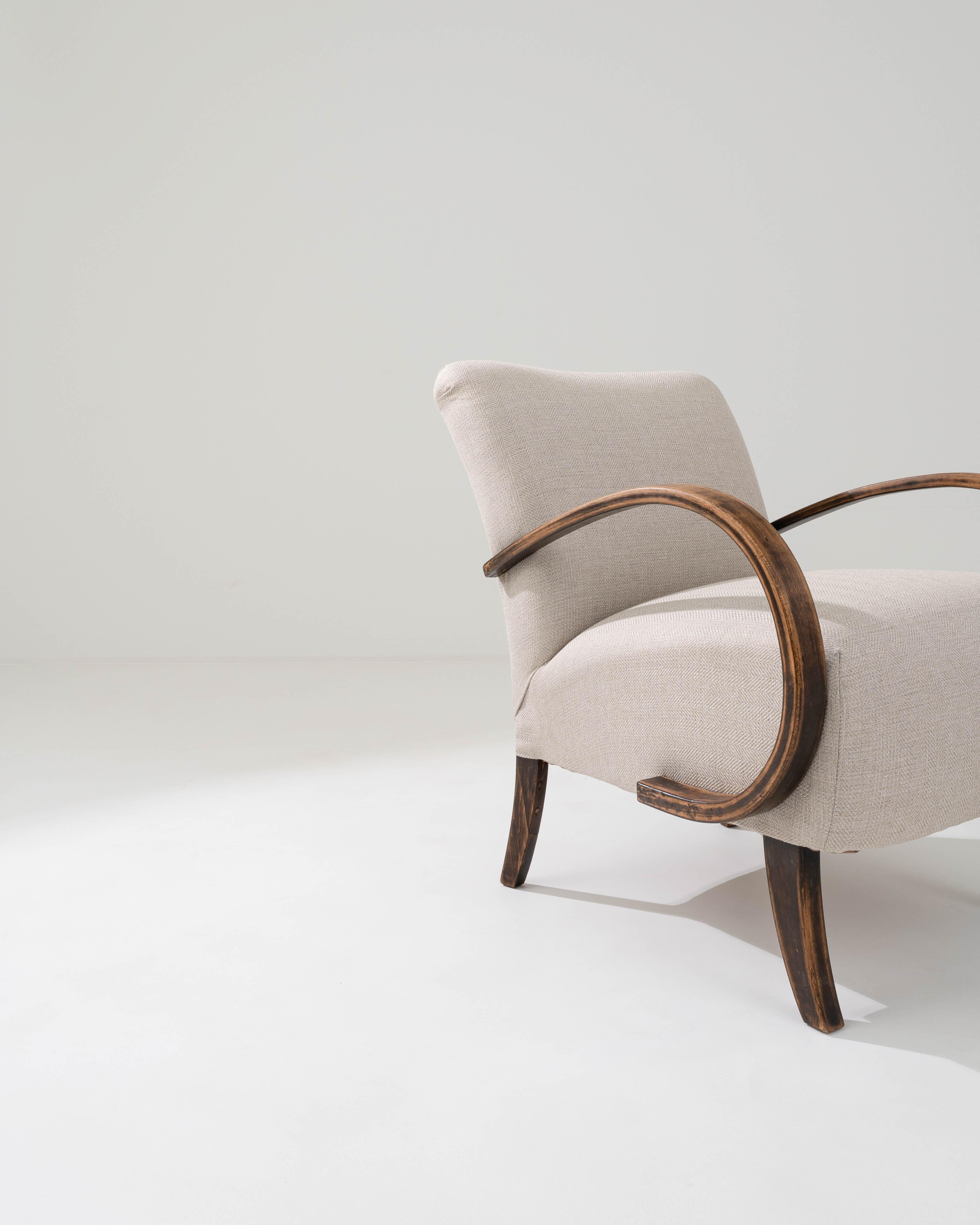 1960s Bentwood Armchairs by Jindrich Halabala, a Pair 1