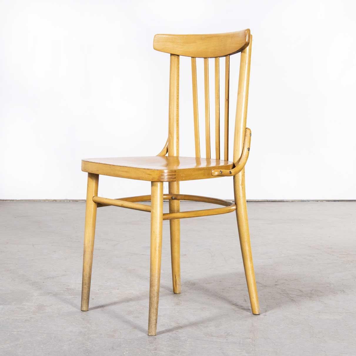 1960's Bentwood Dining Chair by Ton, Set of Four For Sale 2