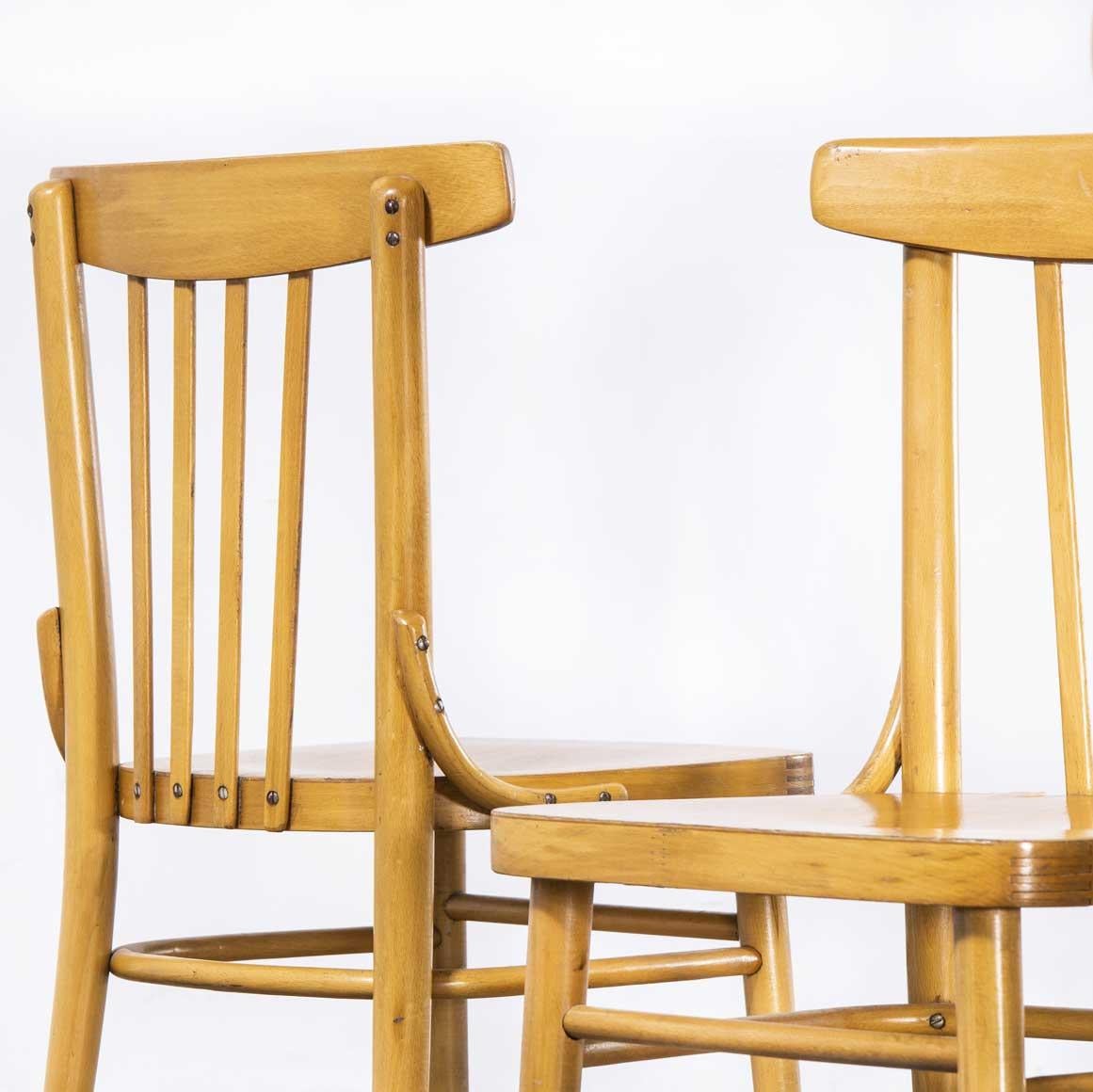 1960's Bentwood Dining Chair by Ton, Set of Six For Sale 4