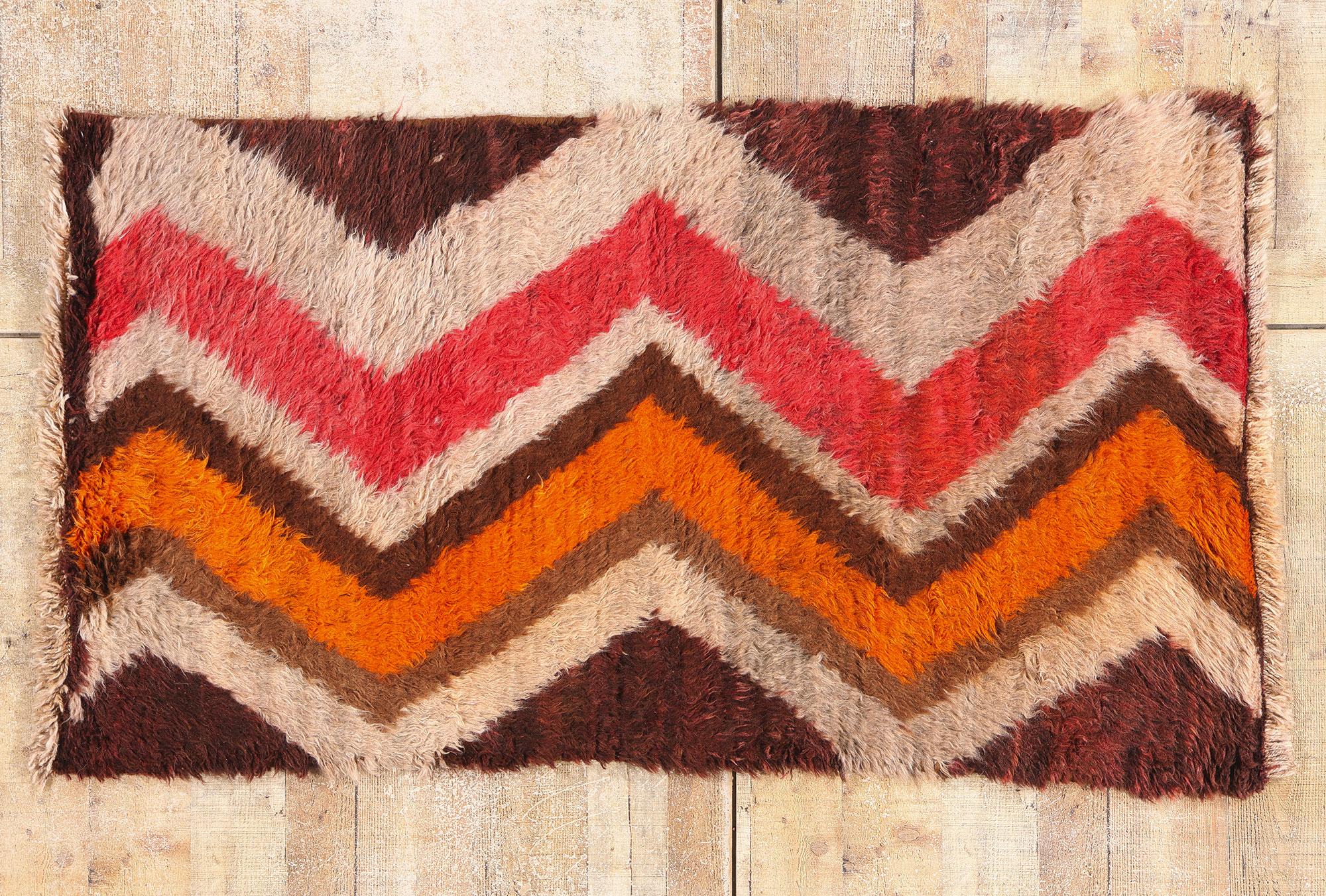Alfombra Bereber Boujad Marroquí de 1960 con Estilo Moderno en venta 3