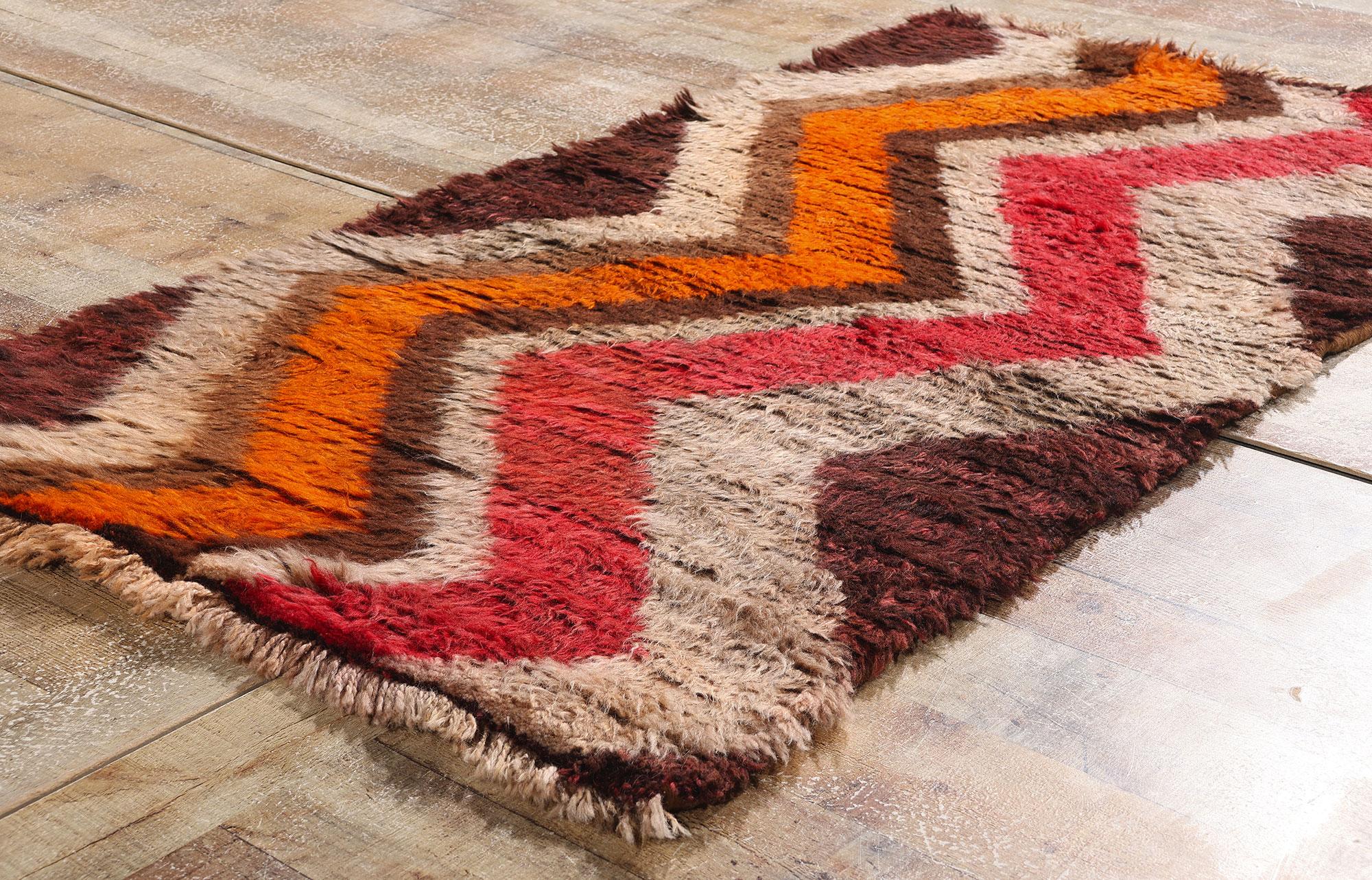 Alfombra Bereber Boujad Marroquí de 1960 con Estilo Moderno en venta 1