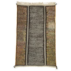 1960's Berber Moroccan Carpet with Mid-Century Modern Style