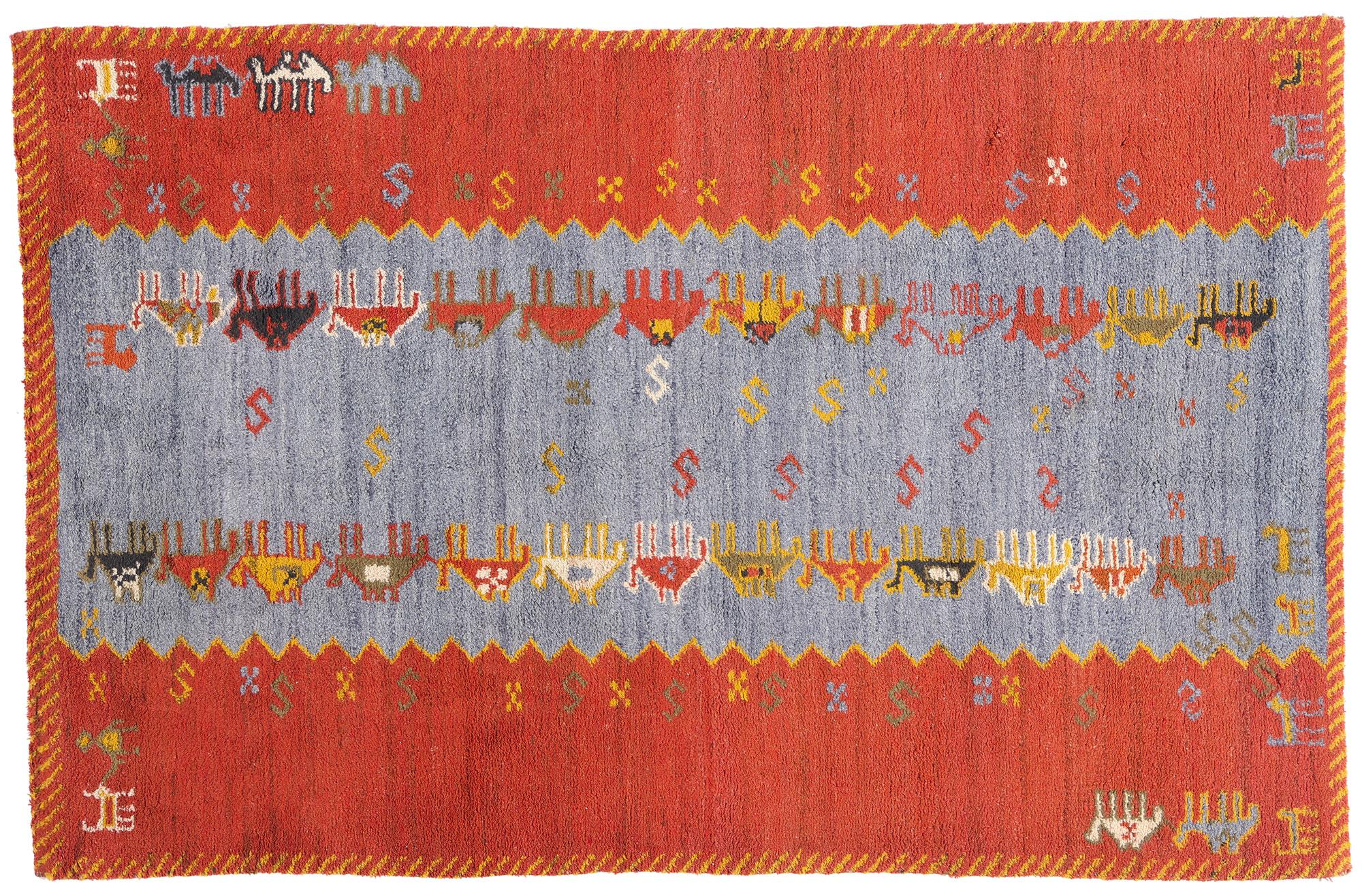 Tapis marocain Tikdift Zanagah des années 1960 en vente 5