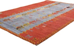 Tapis marocain Tikdift Zanagah des années 1960