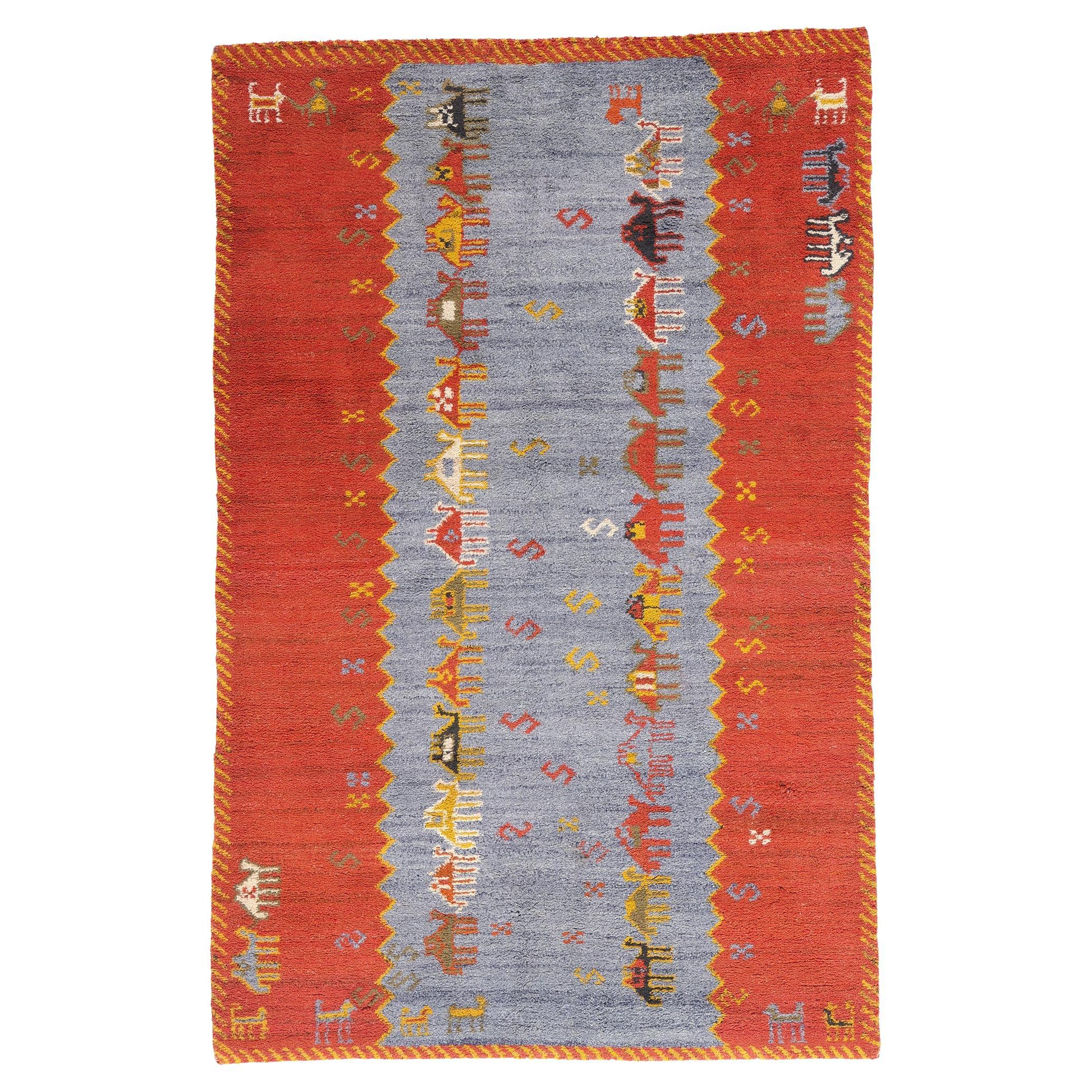 What is a shaggy rug called?