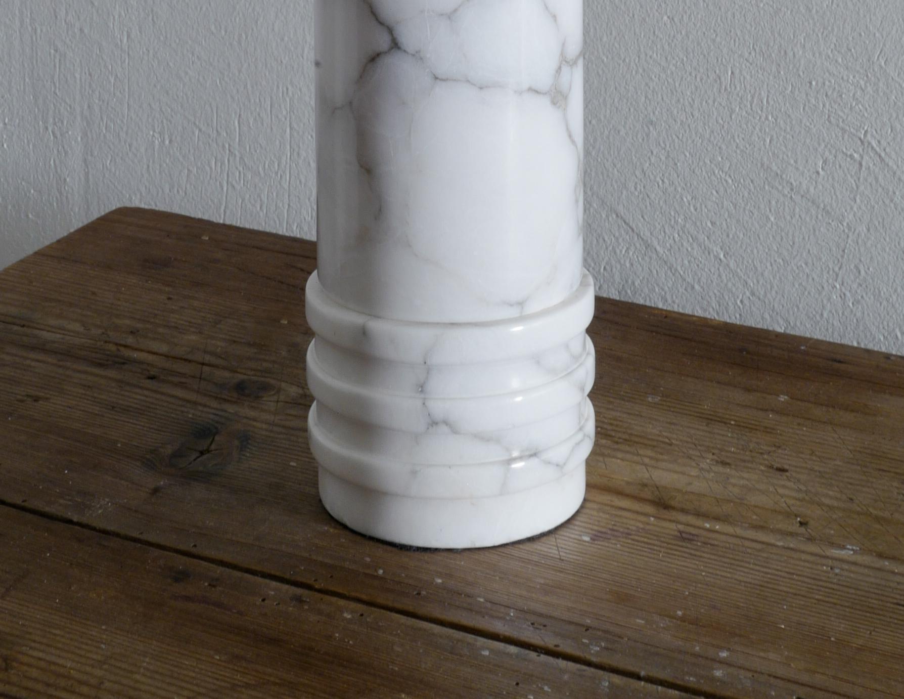 1960s Bergboms B-10 Table Lamp in Marble Alabaster In Good Condition In Stockholm, SE