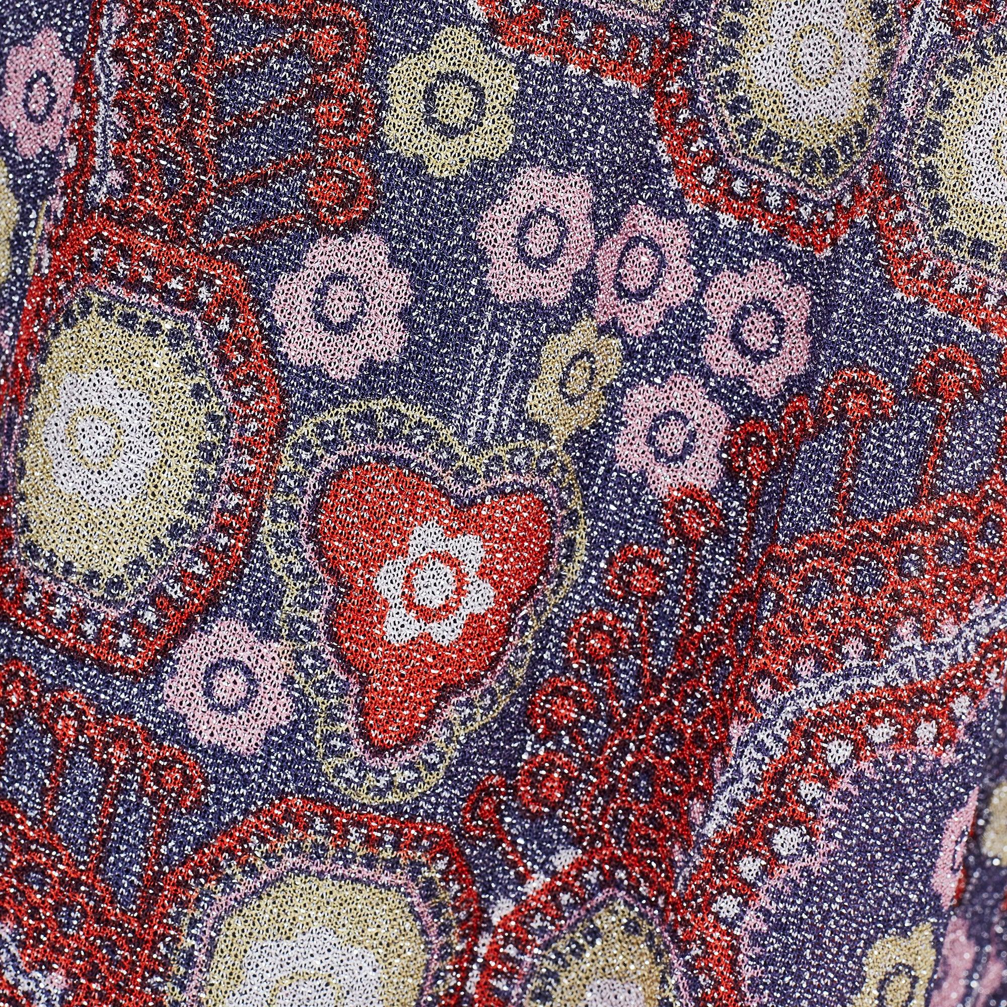 1960s Bernard Claverie Lurex Angel Sleeve Maxi Dress In Excellent Condition For Sale In London, GB