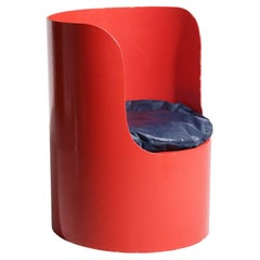 1960s Bernard Holdaway Tomotom Medium Chair in Red