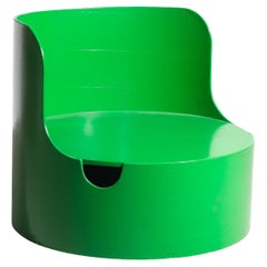 1960s Bernard Holdaway Tomotom Reading Chair in Green