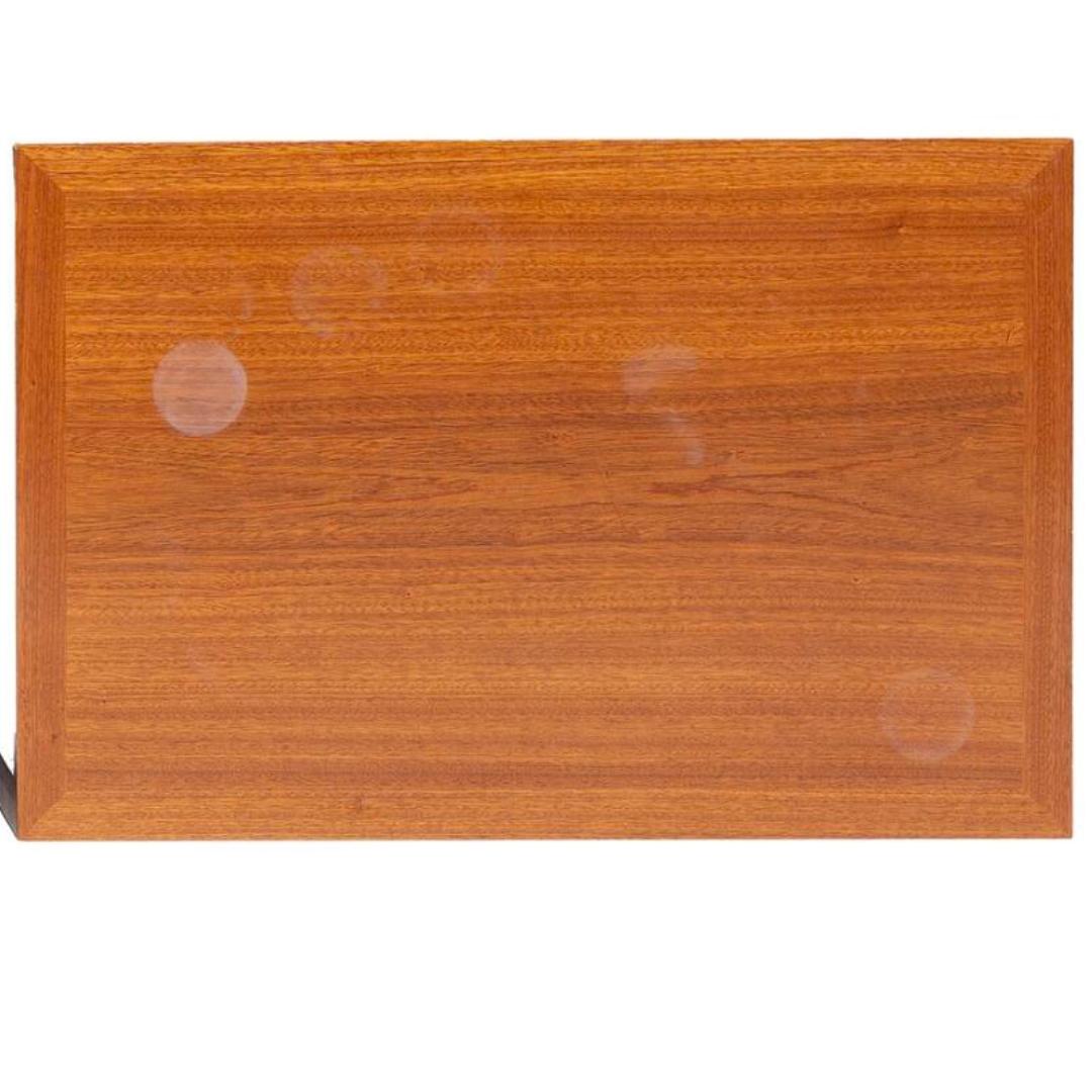 1960 Bernt Peterson, 3 grandes mesas auxiliares de madera dura, fabricadas por Rud Rasmussen en Bueno estado para la venta en London, GB