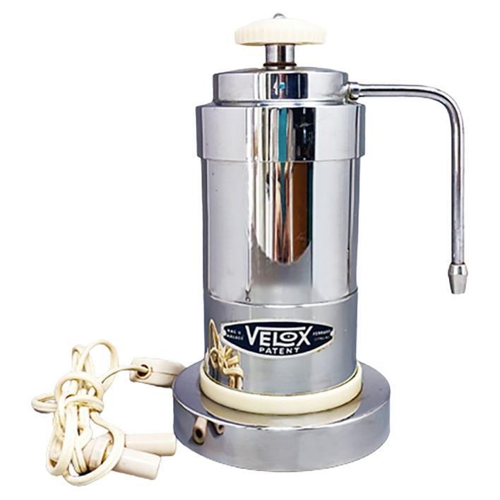 Macchina da caffè espresso Big Velox del 1960 di P. Malago. Prodotto in Italia