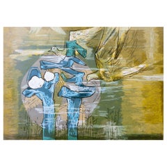 1960s Birds Serigraph by Guy MacCoy