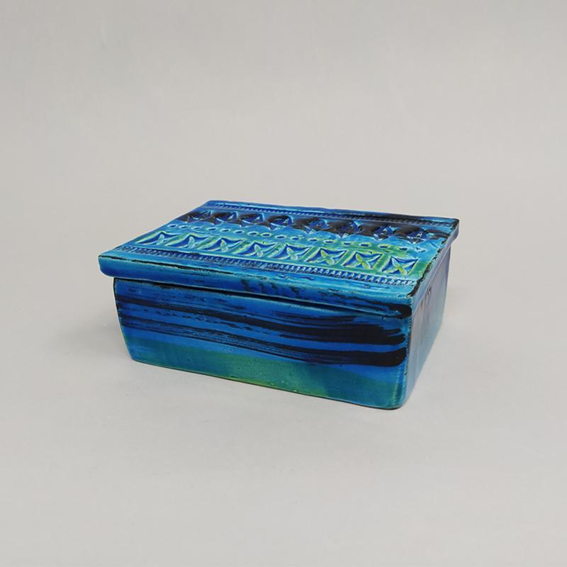 Mid-Century Modern 1960s Bitossi Box in Ceramic by Aldo Londi 