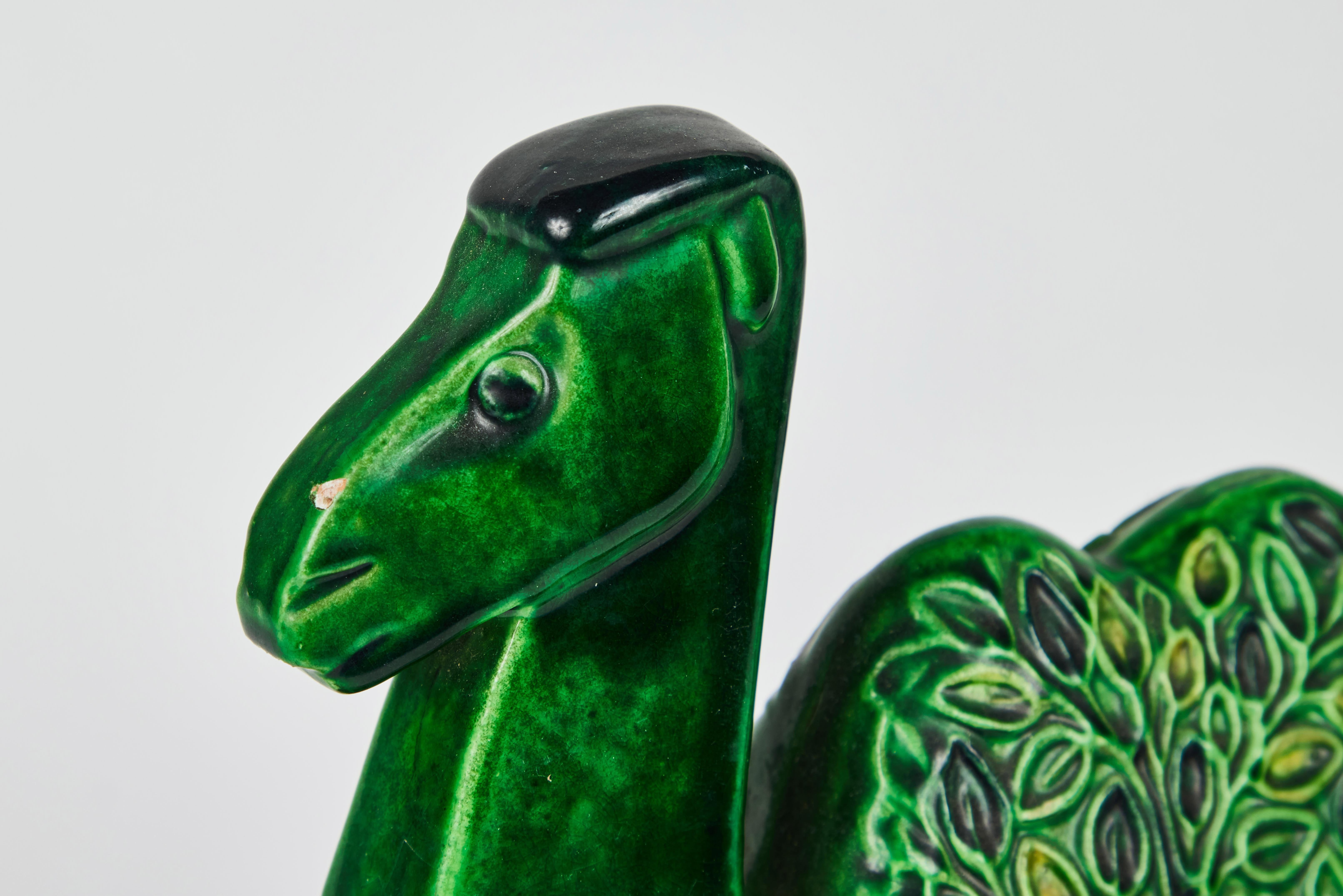 Italian 1960s Bitossi Camel Sculpture by Aldo Londi