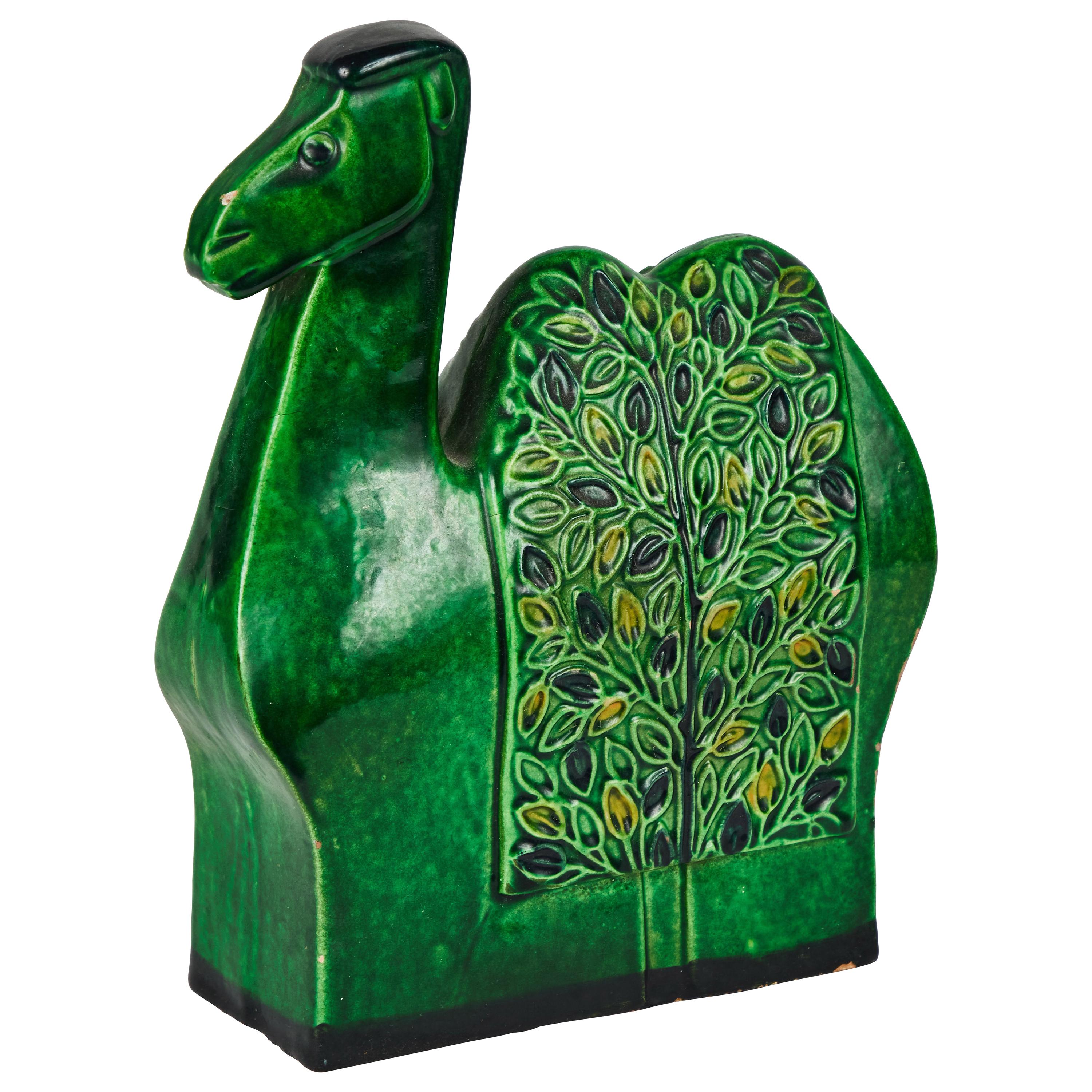 1960s Bitossi Camel Sculpture by Aldo Londi