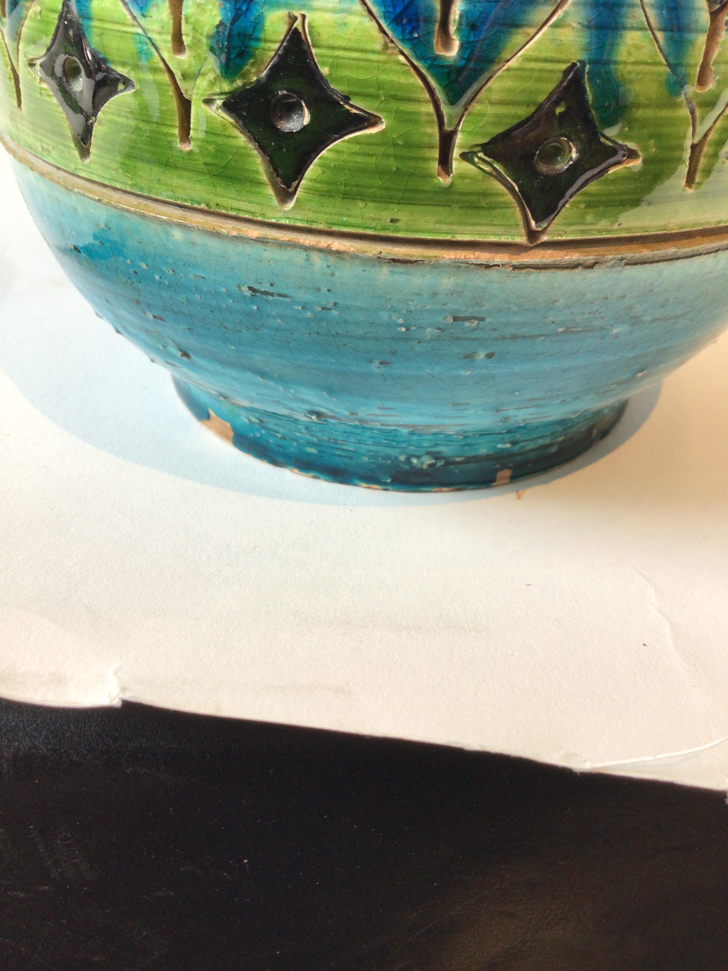 Ceramic 1960s Bitossi Vase For Sale