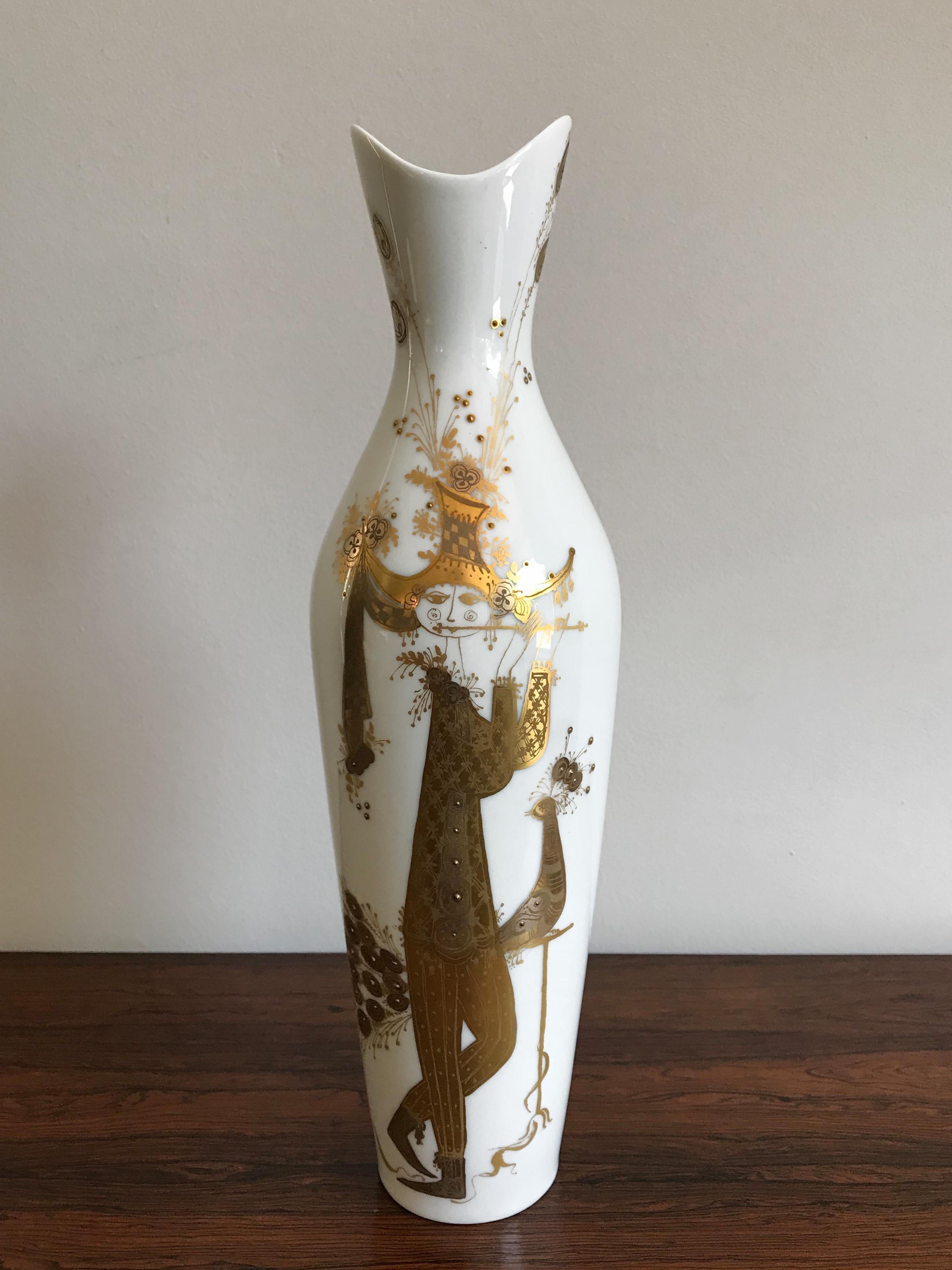 1960s Bjorn Wiinblad Porcelain Vases Set for Rosenthal Studio Linie 2