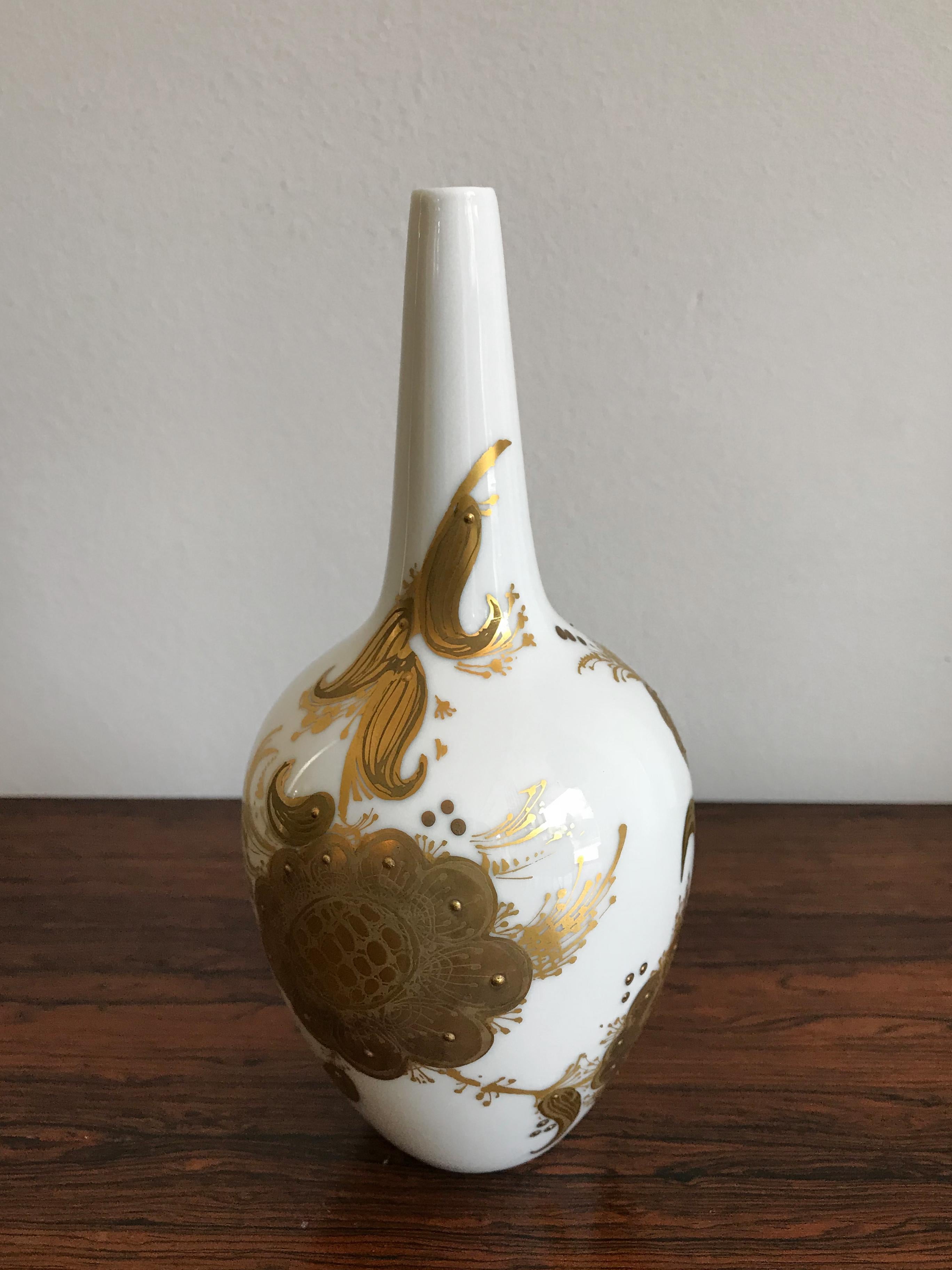 German 1960s Bjorn Wiinblad Porcelain Vases Set for Rosenthal Studio Linie