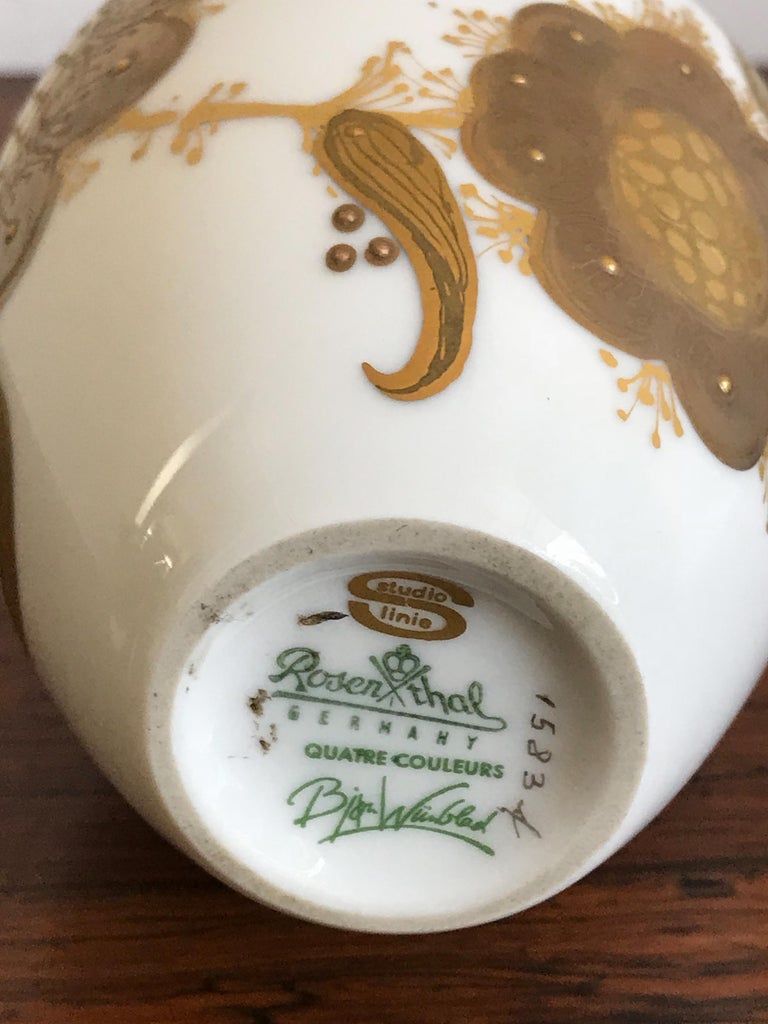 1960s Bjorn Wiinblad Porcelain Vases Set for Rosenthal Studio Linie at