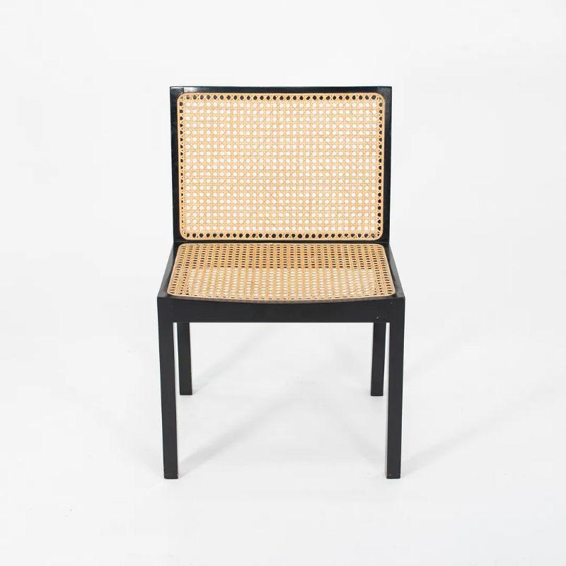 Mid-20th Century 1960s Black Lacquered Bankstuhl Chairs by Willy Guhl for Stendig, Set of 6 For Sale