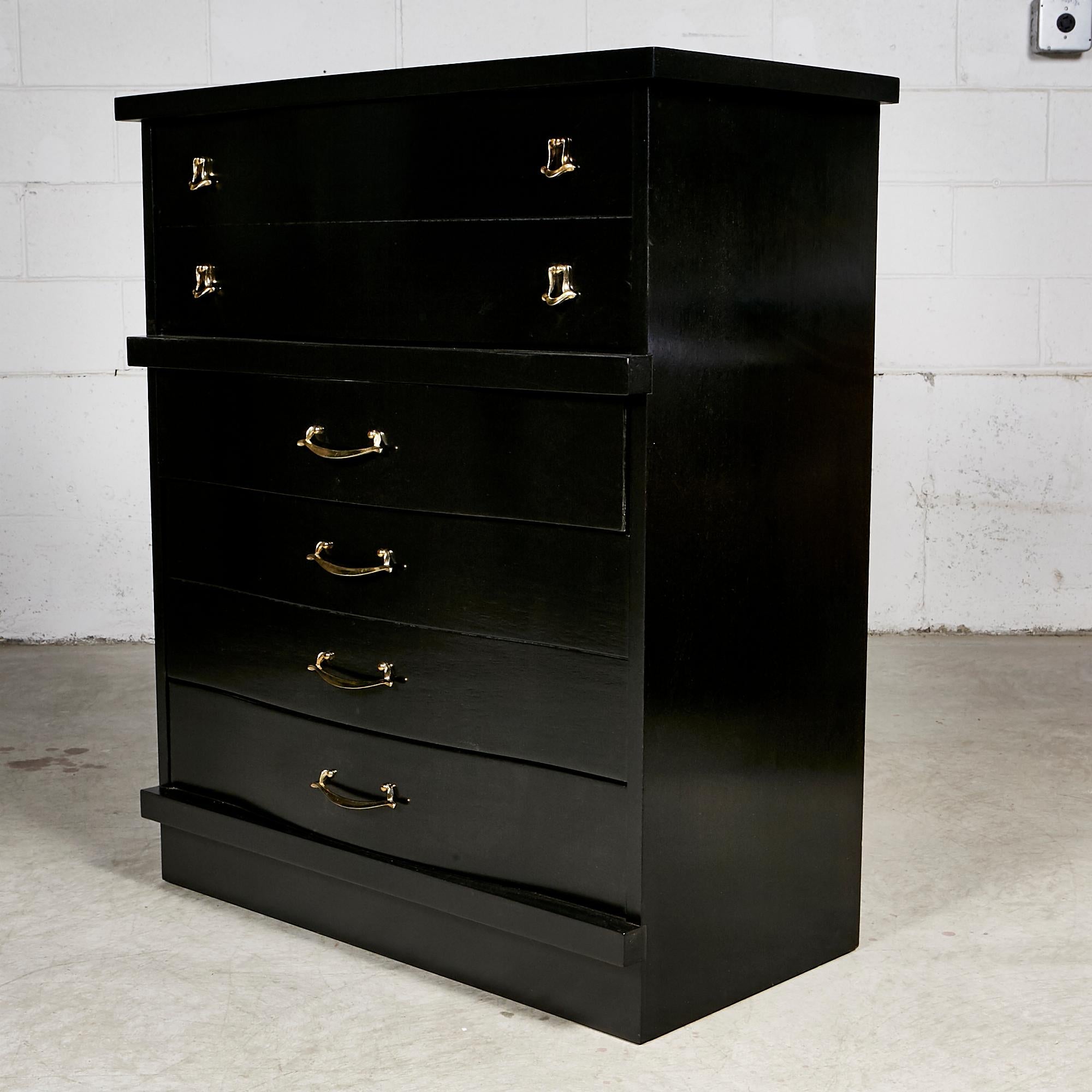 black victorian dresser