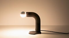 1960s Black Lacquered Metal Table Lamp N°523 by Gino Sarfatti 'a'