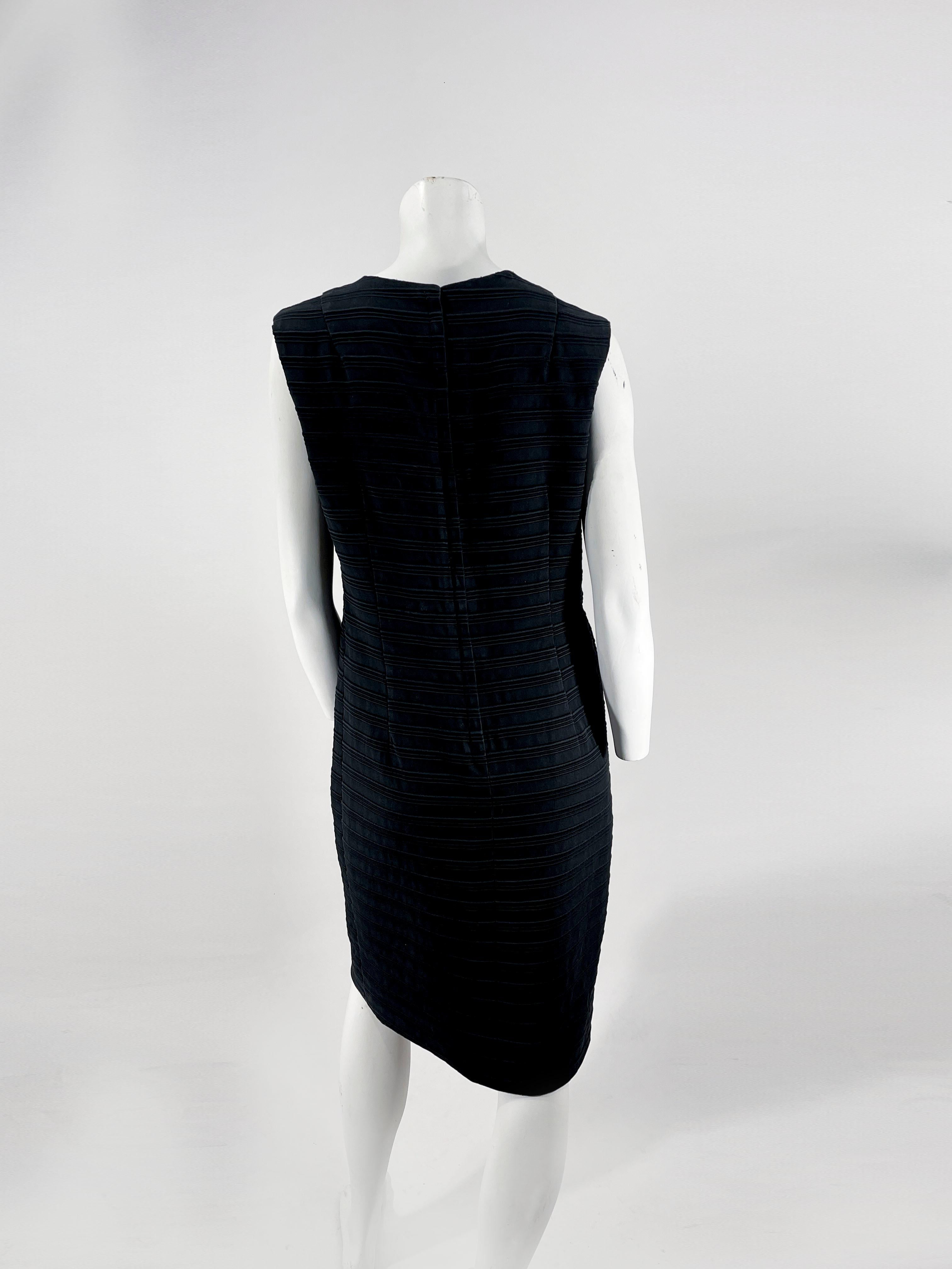 1960s Black Lilli Ann Dress and Coat Ensemble For Sale 7