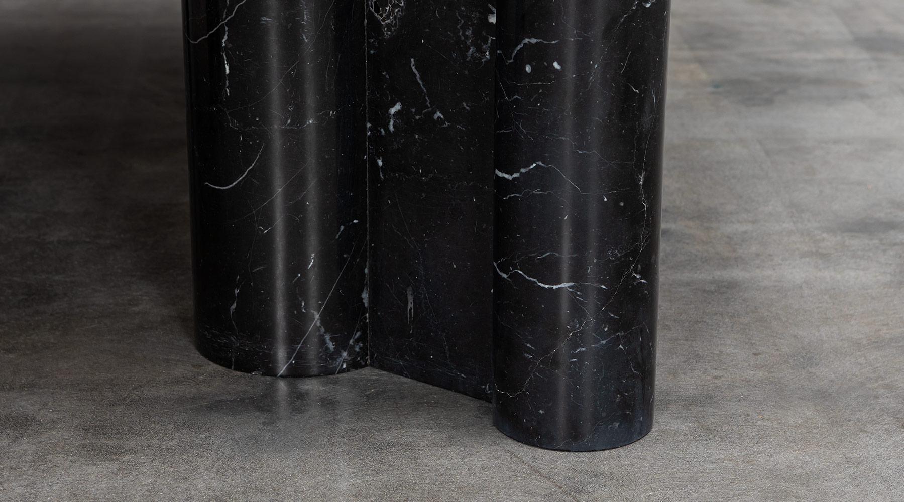 Mid-Century Modern 1960s Black Marble Coffee Table by Gae Aulenti for Knoll International