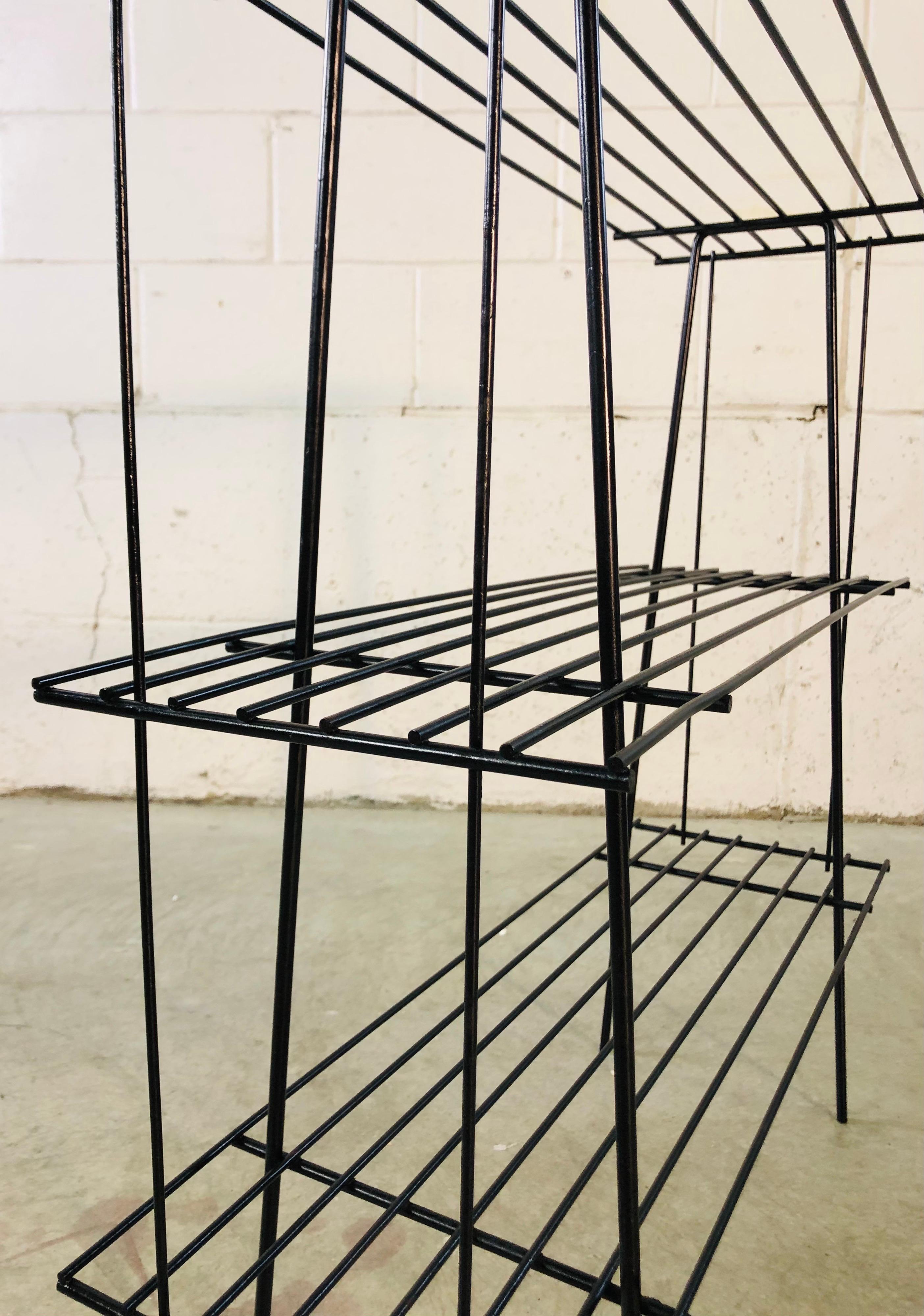 wire book shelf