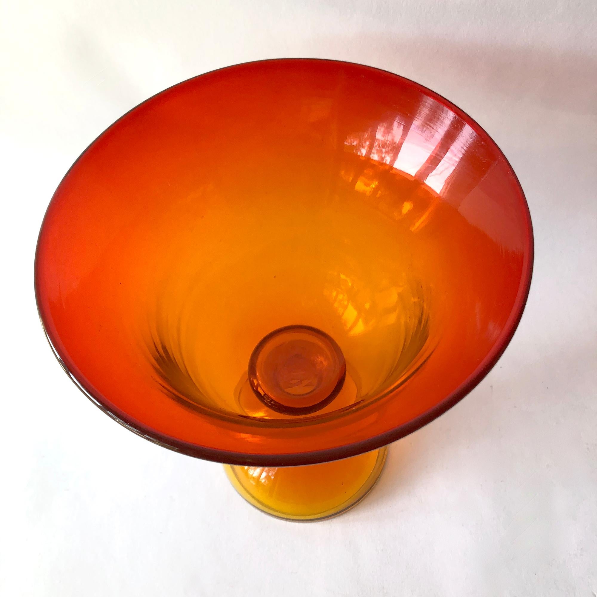 tangerine depression glass