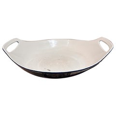 1960s Blue Copco Paella Dish Michael Lax Denmark Modern Enamelware