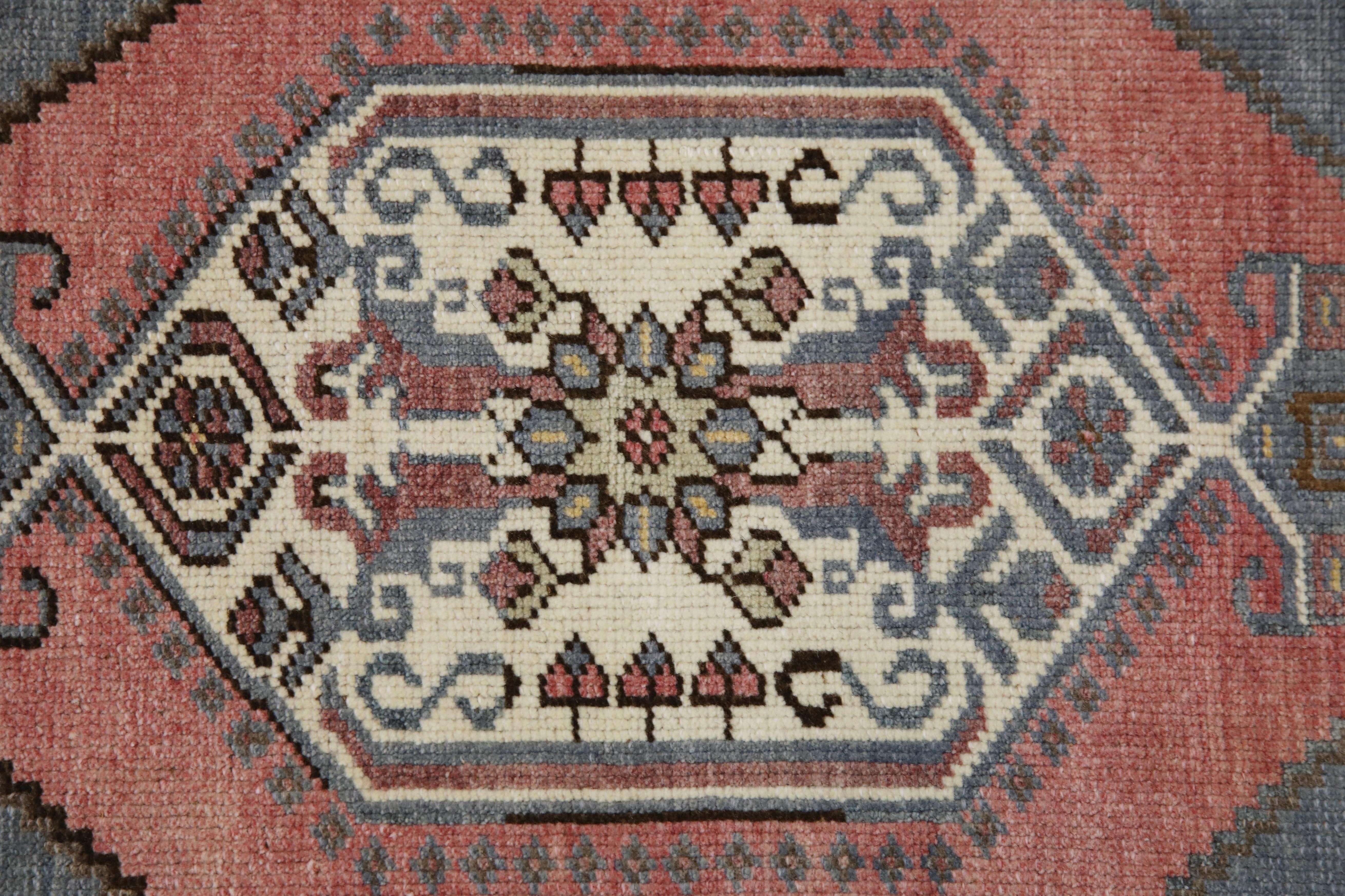 Introducing our exquisite vintage mini Turkish rug, expertly crafted by skilled artisans using traditional techniques that have been perfected over centuries. Made entirely from 100% handwoven wool, this rug boasts a soft and durable texture that