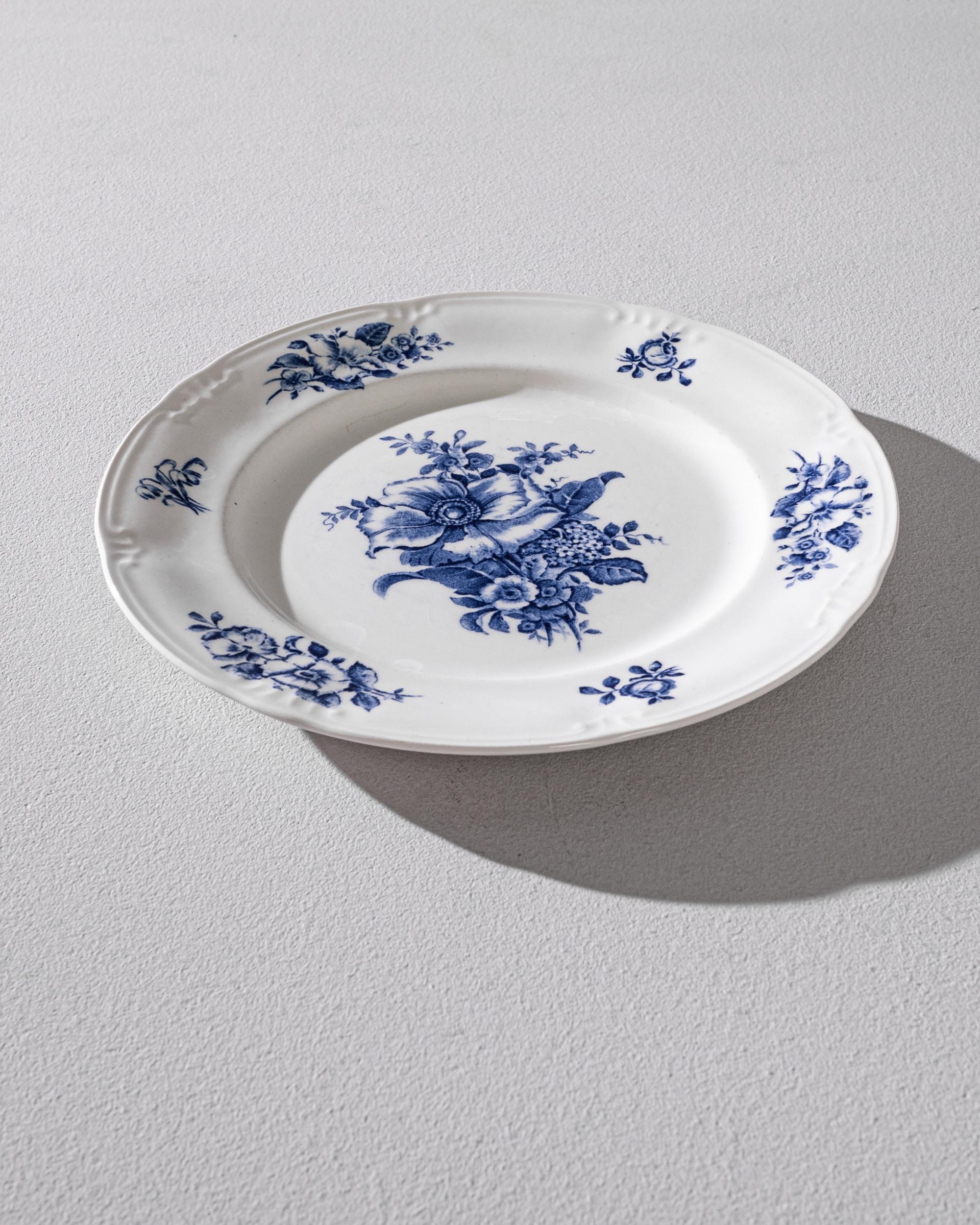 Belgian 1960s Boch Porcelain Dinner Plate