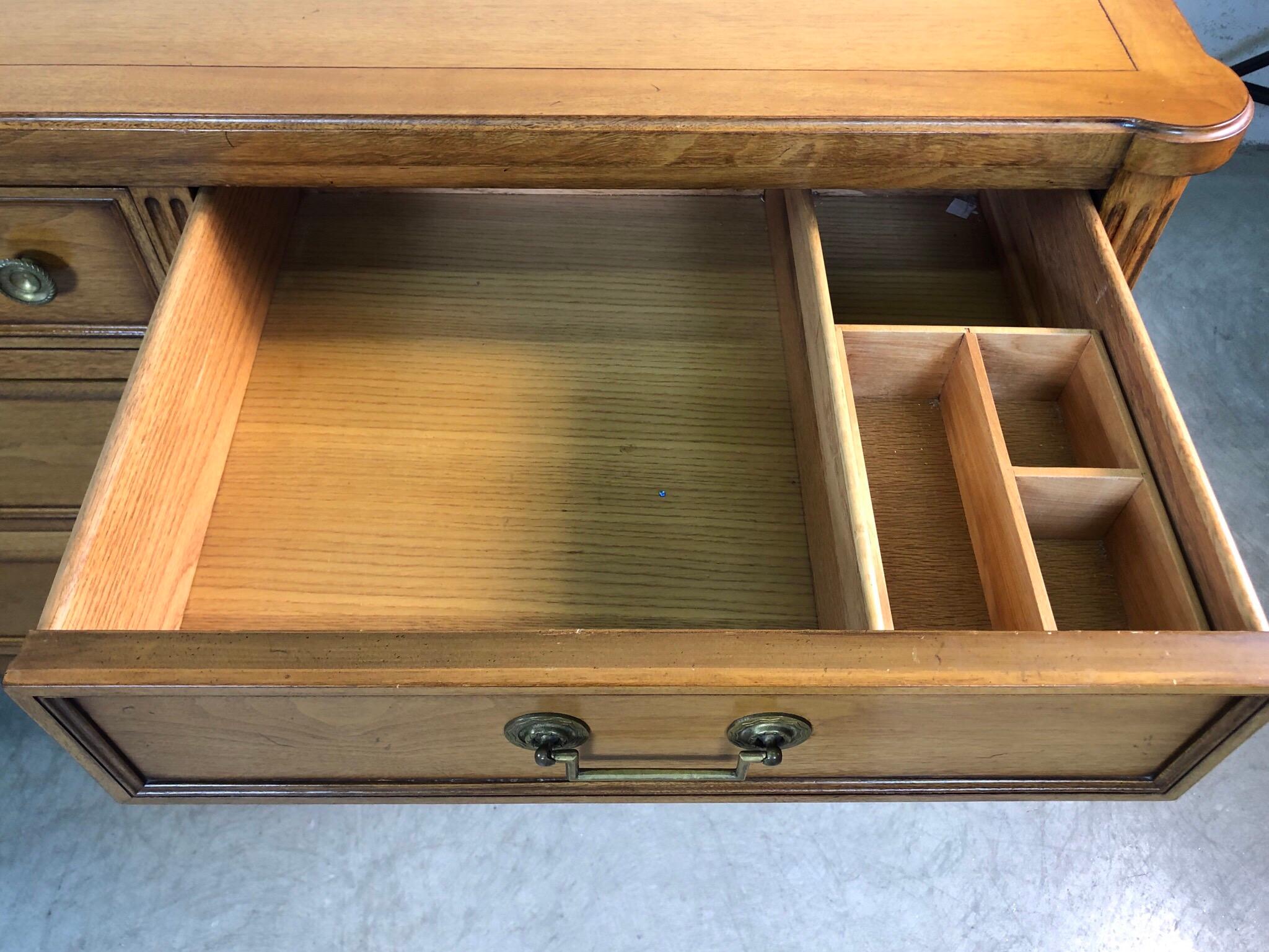 American 1960s Bodart Furniture Sheridan Low Mahogany Dresser