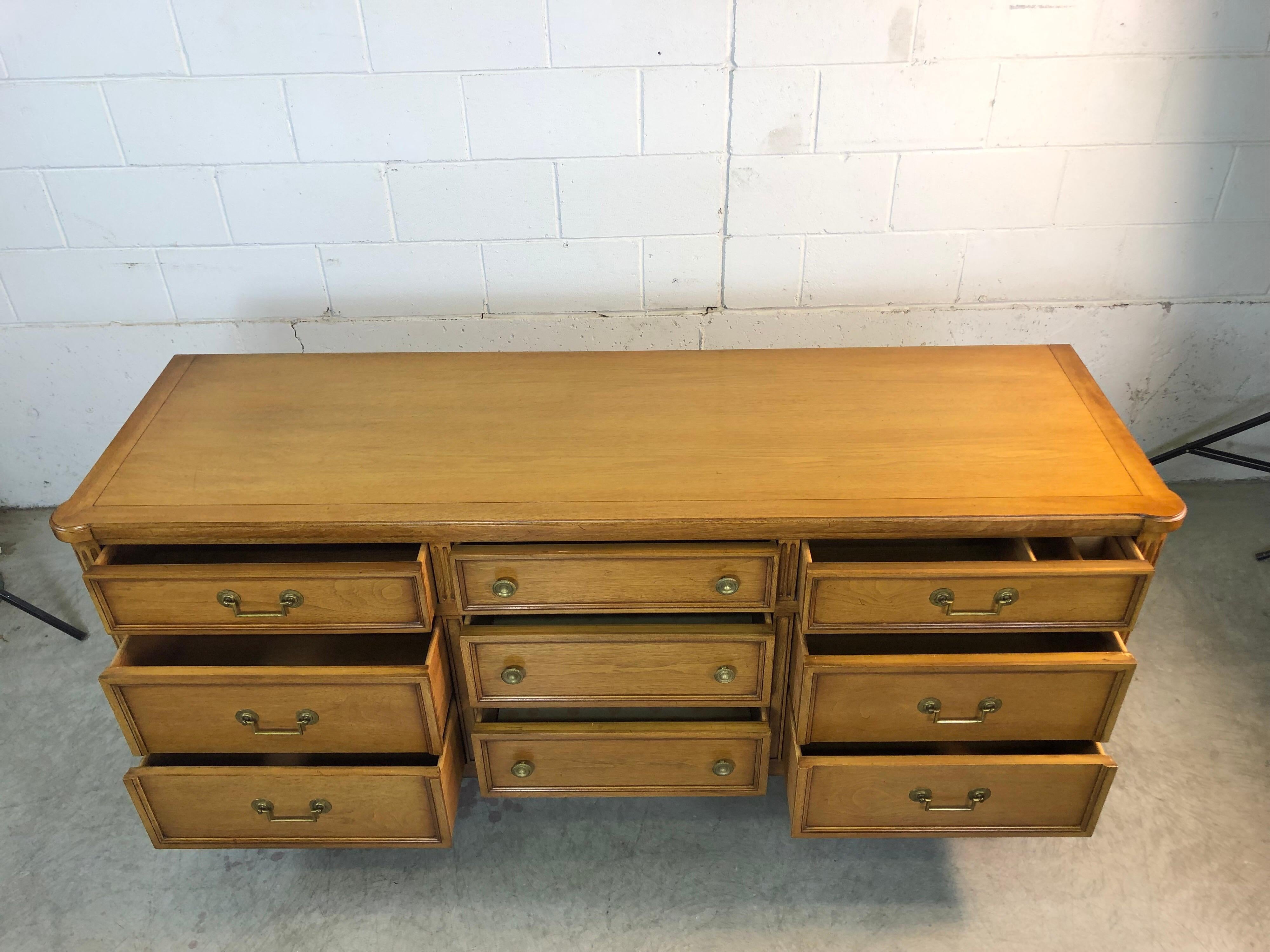 1960s Bodart Furniture Sheridan Low Mahogany Dresser In Good Condition In Amherst, NH