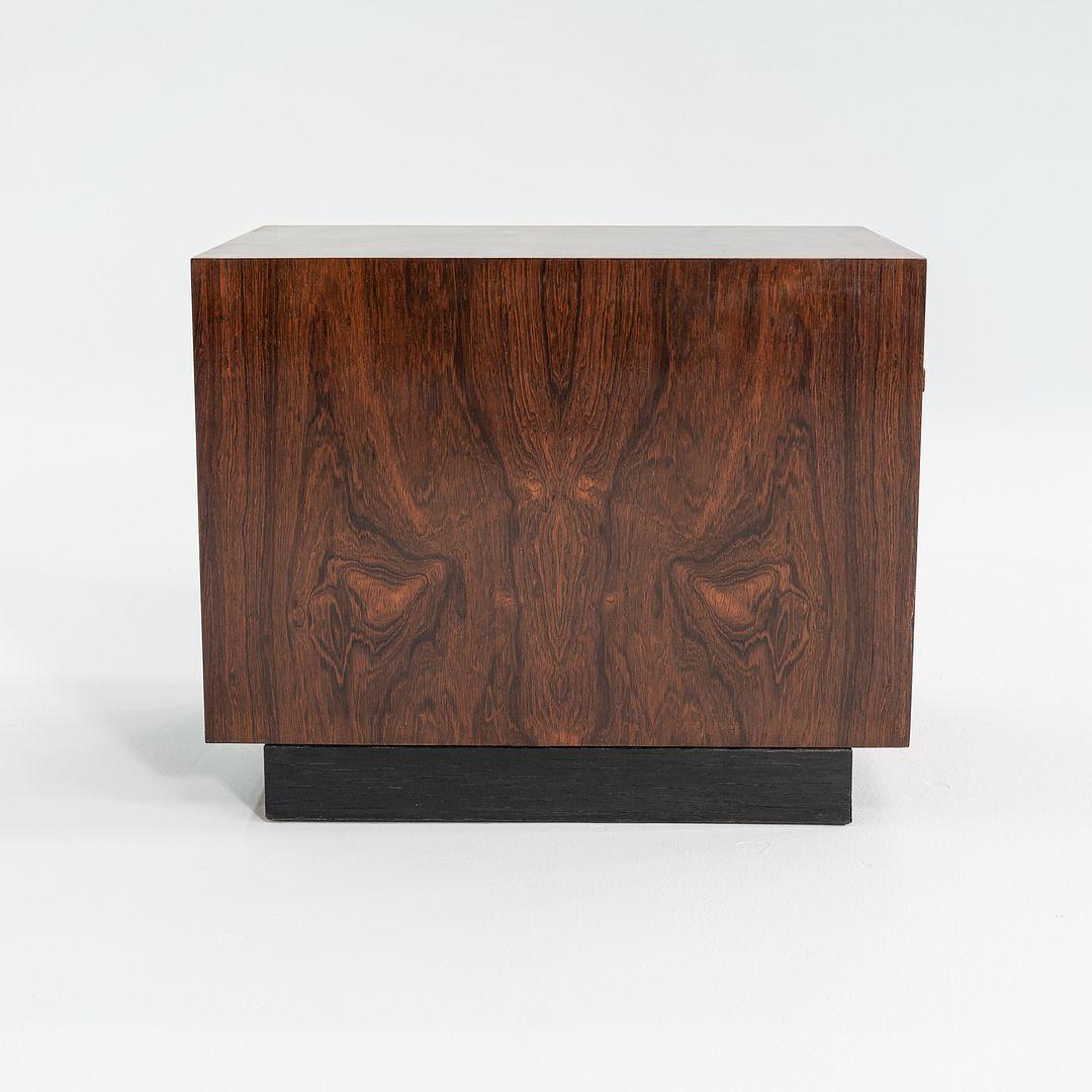 Steel 1960s Bodil Kjaer Office Storage Pedestal Cabinet by CI Designs in Rosewood For Sale
