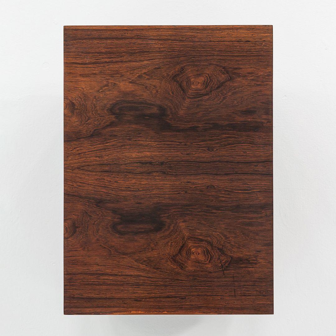 1960s Bodil Kjaer Office Storage Pedestal Cabinet by CI Designs in Rosewood For Sale 1