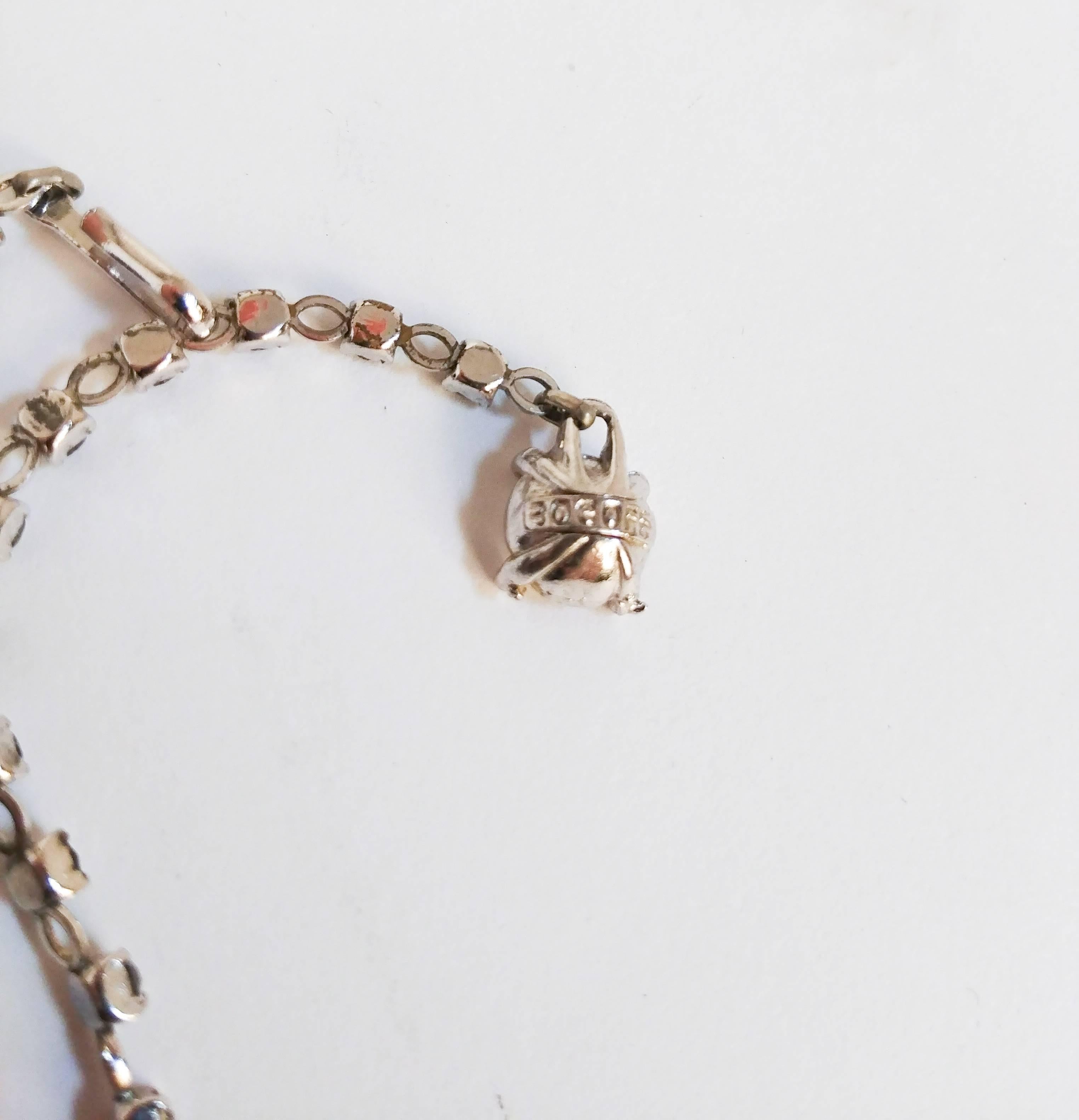 bogoff rhinestone necklace