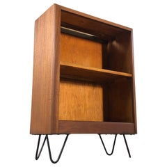 1960s Book Shelf with Hairpin Legs
