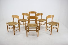 1960s Borge Mogensen J 39 Dining Chair, Set of 6