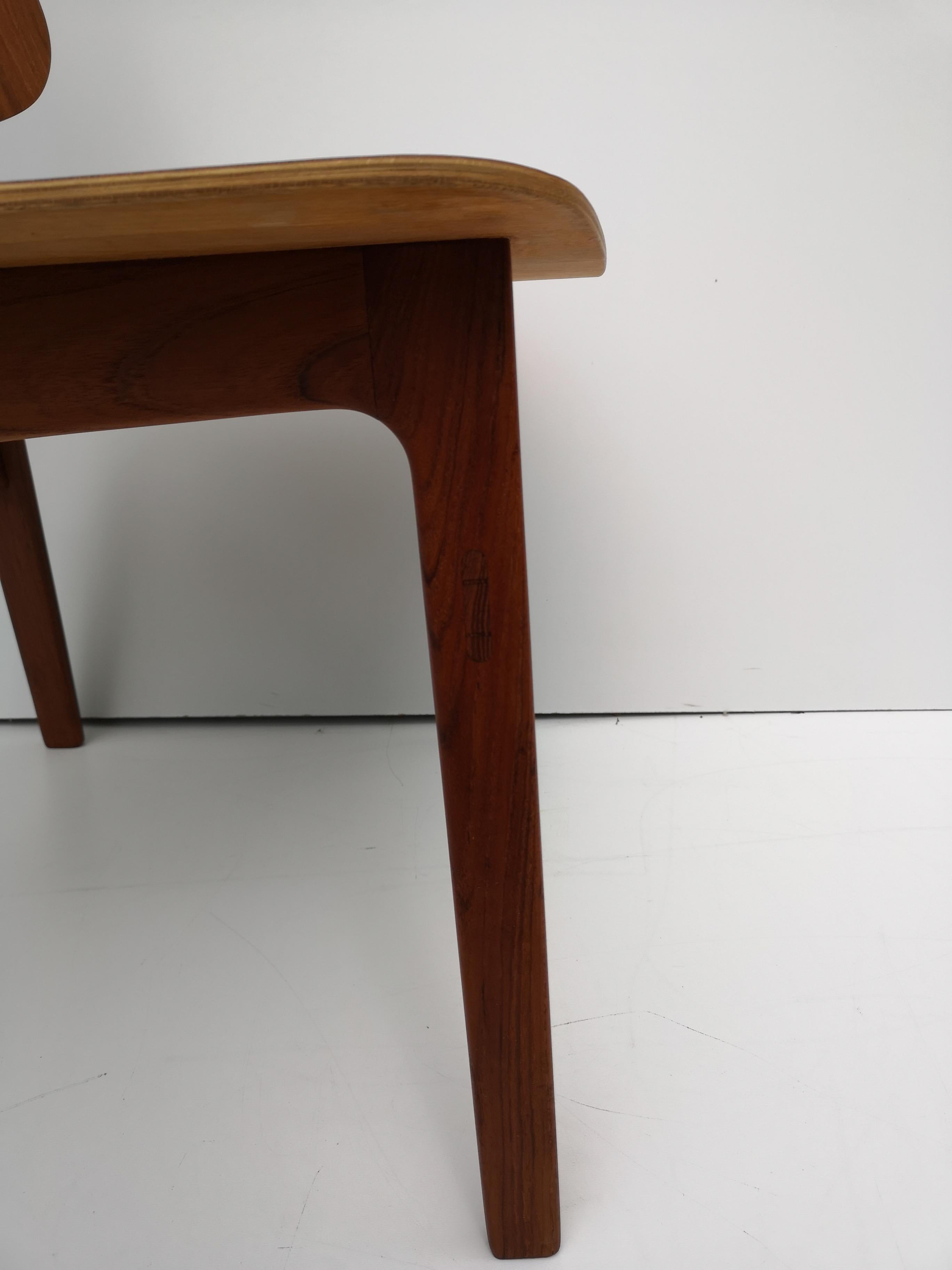 1960s Borge Mogensen Model 122 Teak Dining / Desk Chair for Soborg Mobelfabrik 3