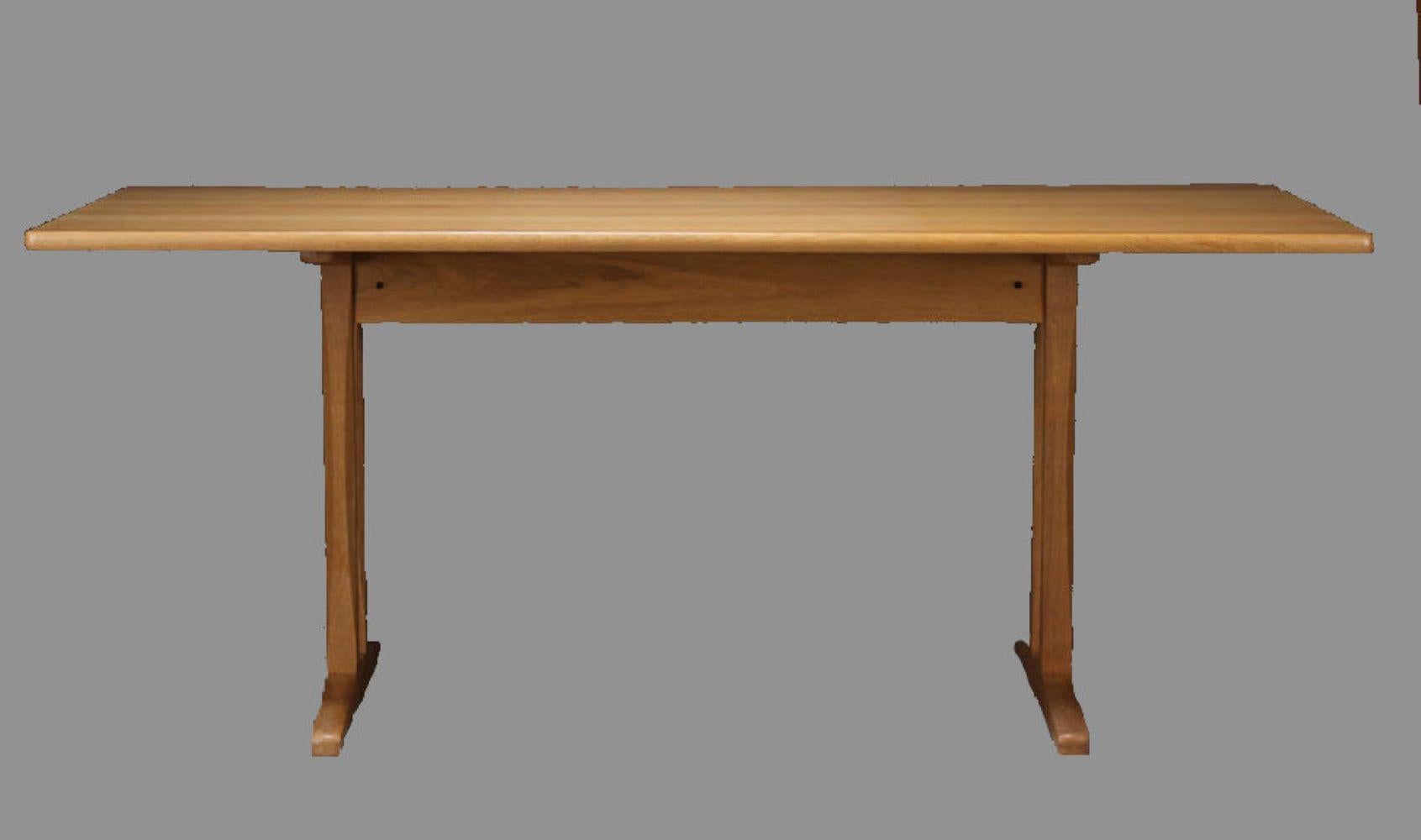 Scandinave moderne table de salle à manger Borge Mogensen des années 1960 en chêne reverni par FDB Mobler en vente