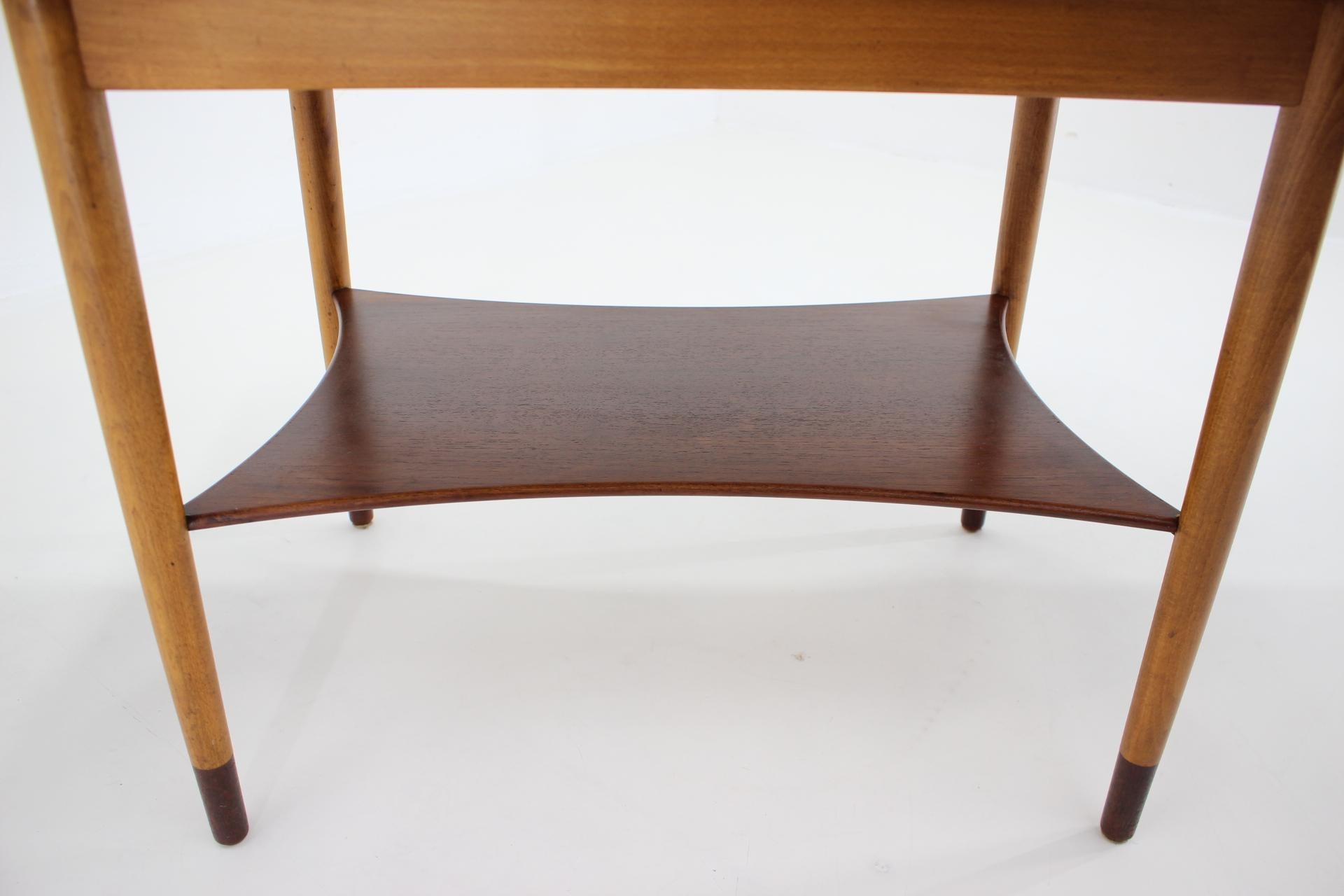 1960s Borge Mogensen Teak and Oak Coffee Table for Soborg Mobelfabric, Denmark For Sale 3