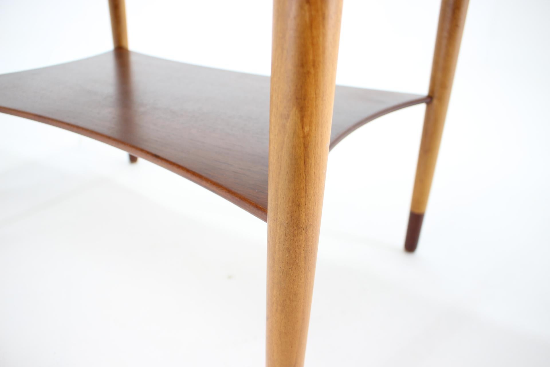 1960s Borge Mogensen Teak and Oak Coffee Table for Soborg Mobelfabric, Denmark For Sale 5